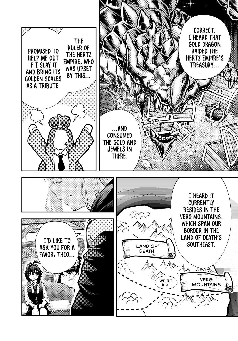 Tsuihou Sareta Tensei Ouji, "Auto Craft" Skill de Ryouchi o Bakusoku de Kaitakushi Saikyou no Mura o Tsukutte Shimau Chapter 48 page 6 - 
