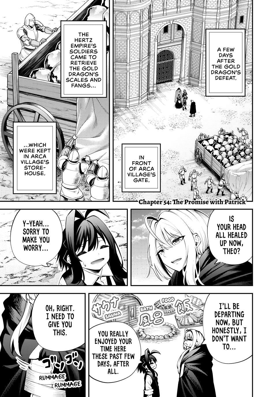Tsuihou Sareta Tensei Ouji, "Auto Craft" Skill de Ryouchi o Bakusoku de Kaitakushi Saikyou no Mura o Tsukutte Shimau Chapter 54 page 1 - 