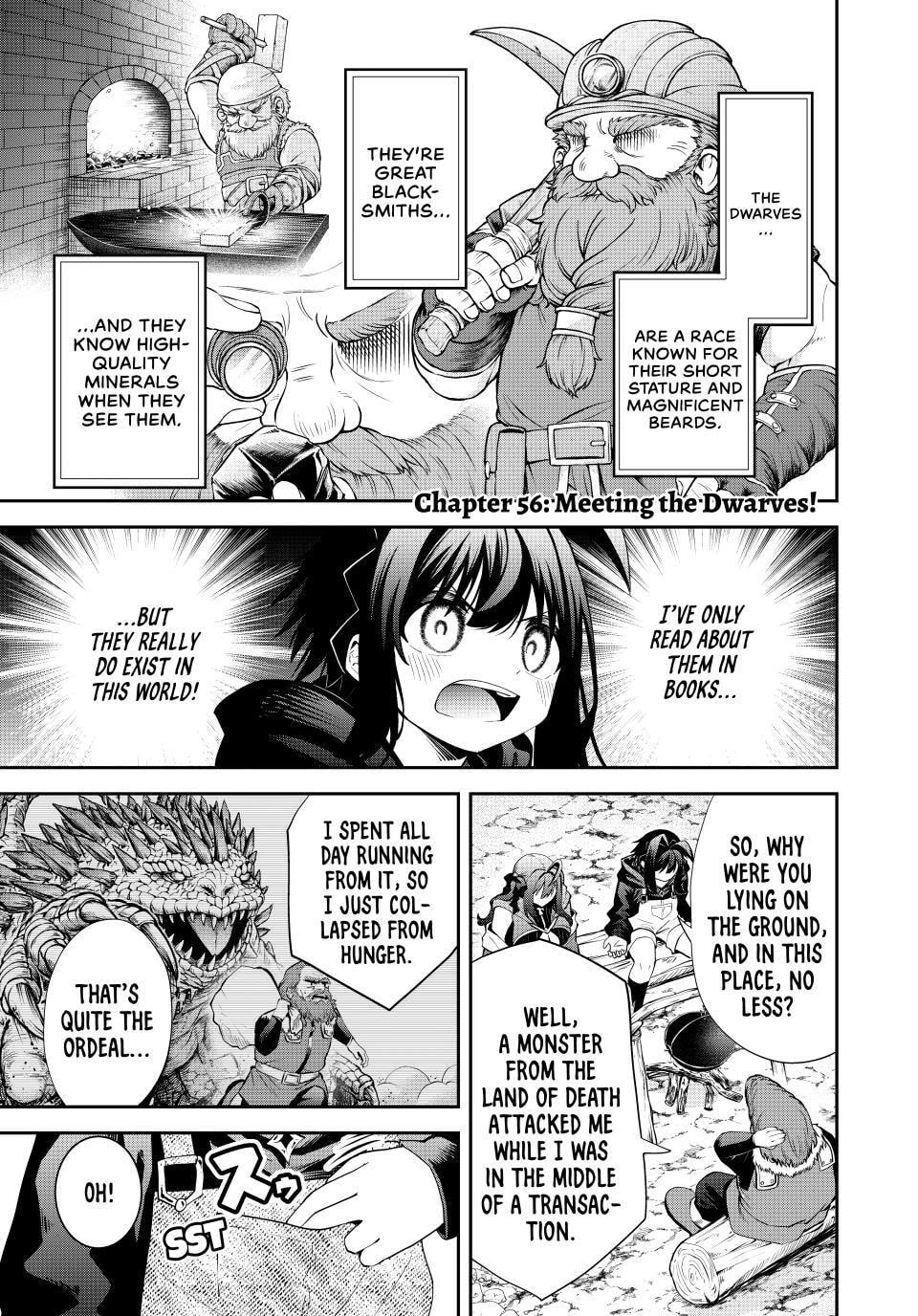 Tsuihou Sareta Tensei Ouji, "Auto Craft" Skill de Ryouchi o Bakusoku de Kaitakushi Saikyou no Mura o Tsukutte Shimau Chapter 56 page 1 - 