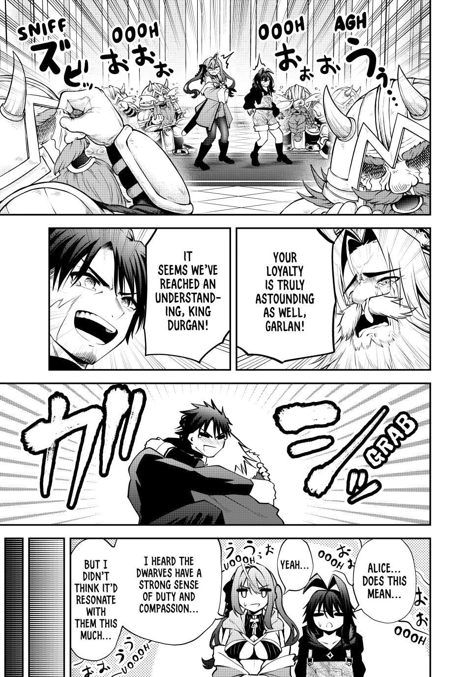 Tsuihou Sareta Tensei Ouji, "Auto Craft" Skill de Ryouchi o Bakusoku de Kaitakushi Saikyou no Mura o Tsukutte Shimau Chapter 57 page 13 - 