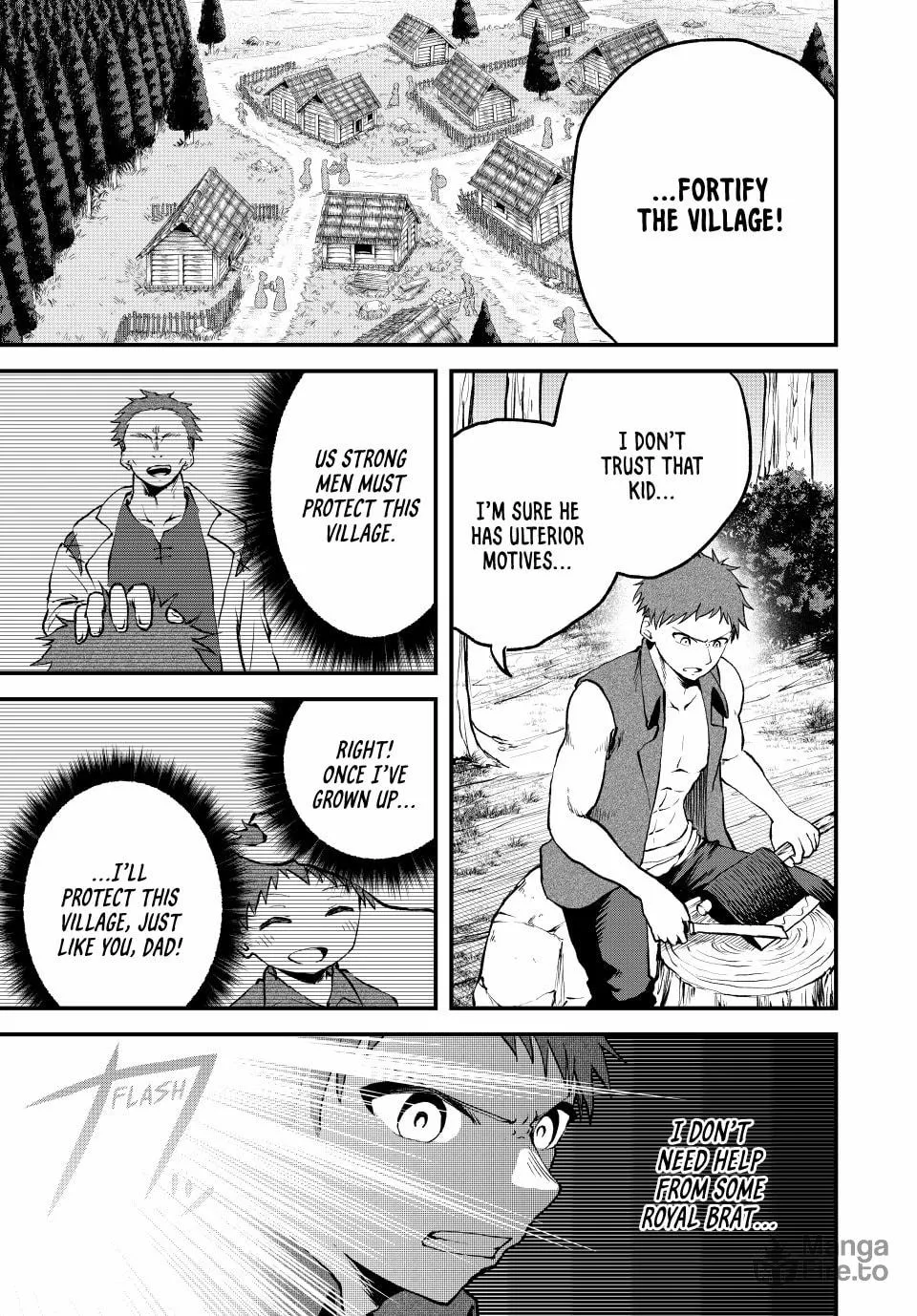 Tsuihou Sareta Tensei Ouji, "Auto Craft" Skill de Ryouchi o Bakusoku de Kaitakushi Saikyou no Mura o Tsukutte Shimau Chapter 8 page 9 - 
