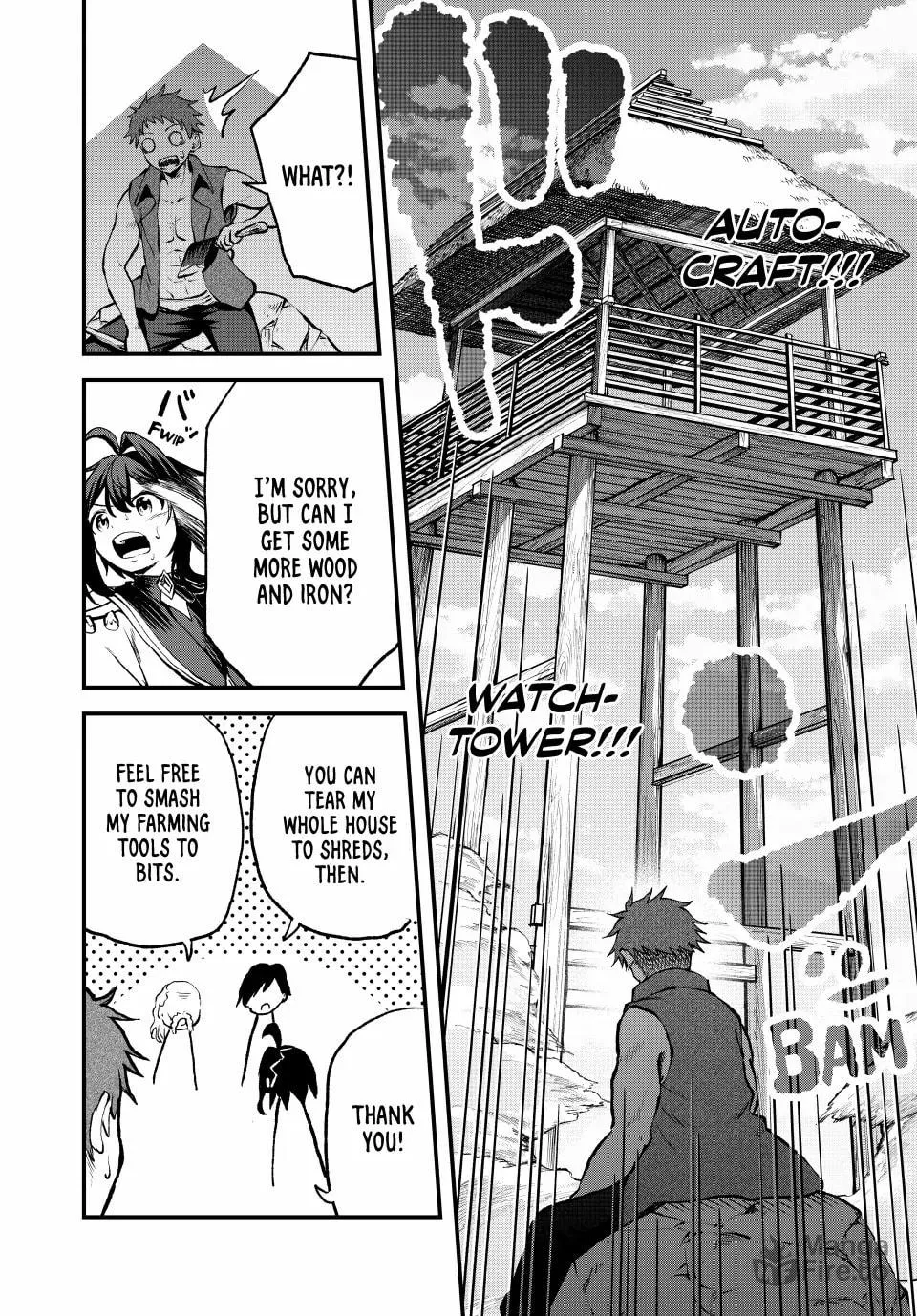Tsuihou Sareta Tensei Ouji, "Auto Craft" Skill de Ryouchi o Bakusoku de Kaitakushi Saikyou no Mura o Tsukutte Shimau Chapter 8 page 10 - 