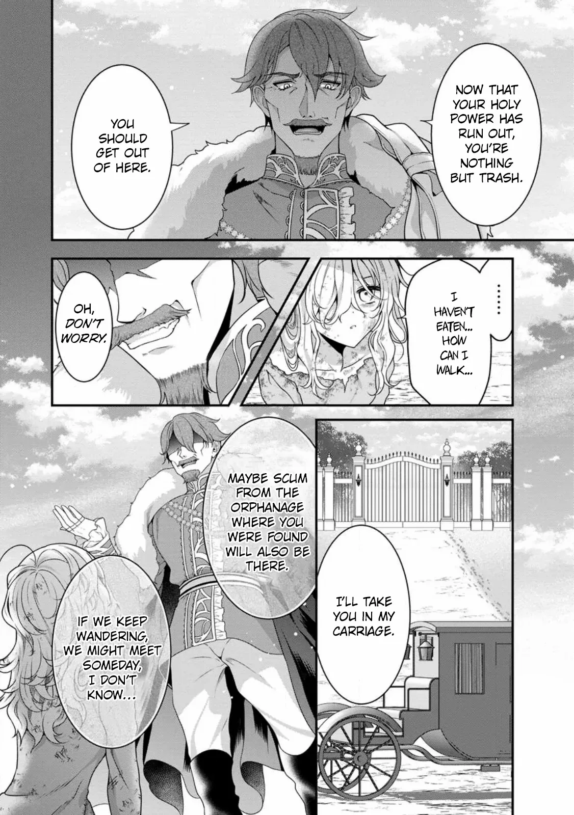 Tsuihou Seijo no Doronko Nouen Seikatsu: Itsunomanika Ringoku wo Sukutte Shimaimashita Chapter 1 page 11 - 