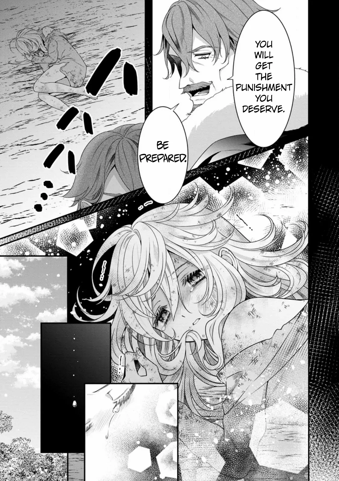 Tsuihou Seijo no Doronko Nouen Seikatsu: Itsunomanika Ringoku wo Sukutte Shimaimashita Chapter 1 page 10 - 