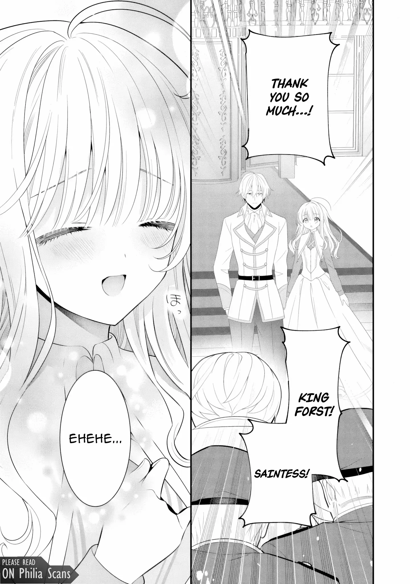 Tsuihou Seijo no Doronko Nouen Seikatsu: Itsunomanika Ringoku wo Sukutte Shimaimashita Chapter 10 page 11 - 