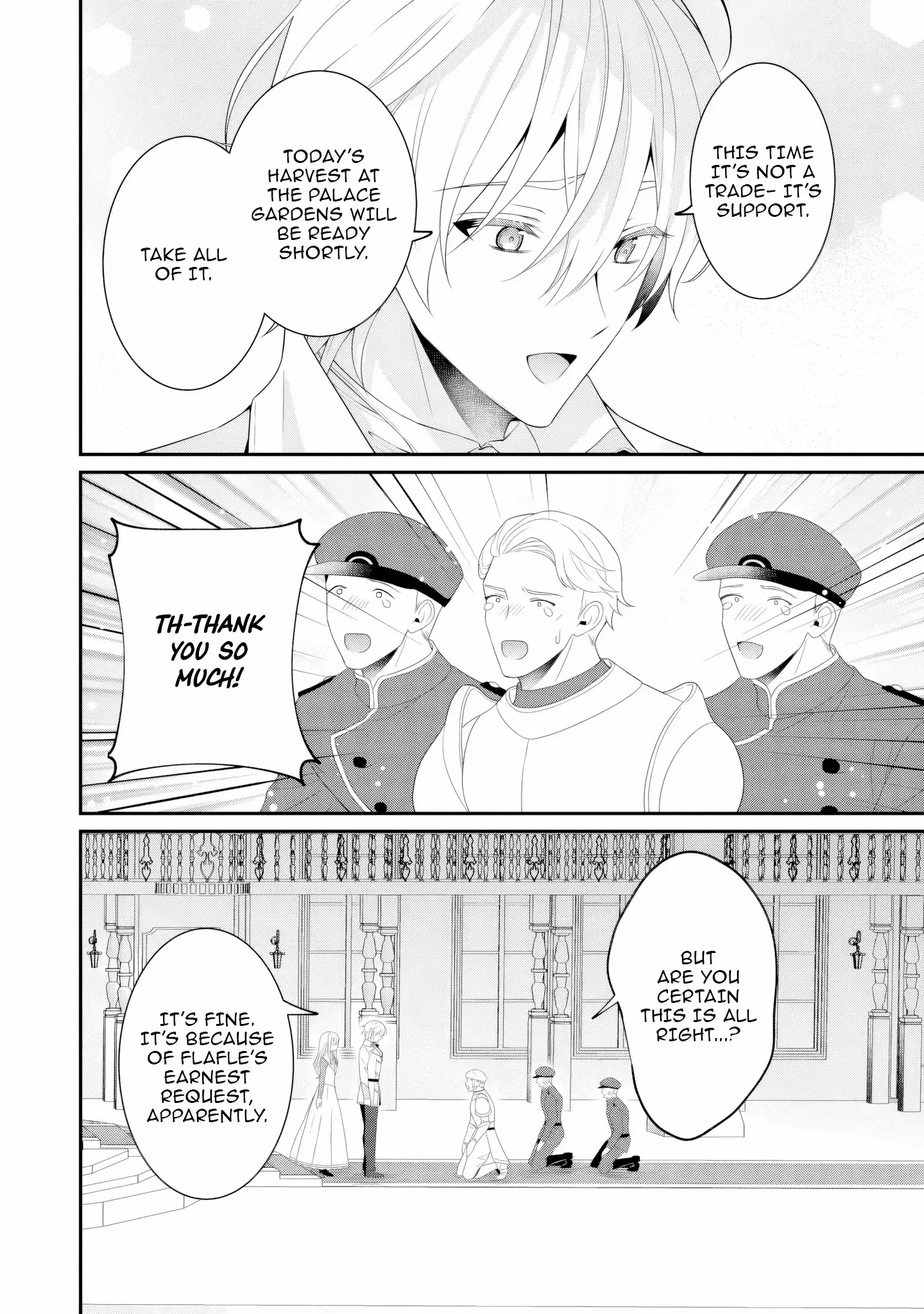 Tsuihou Seijo no Doronko Nouen Seikatsu: Itsunomanika Ringoku wo Sukutte Shimaimashita Chapter 10 page 10 - 