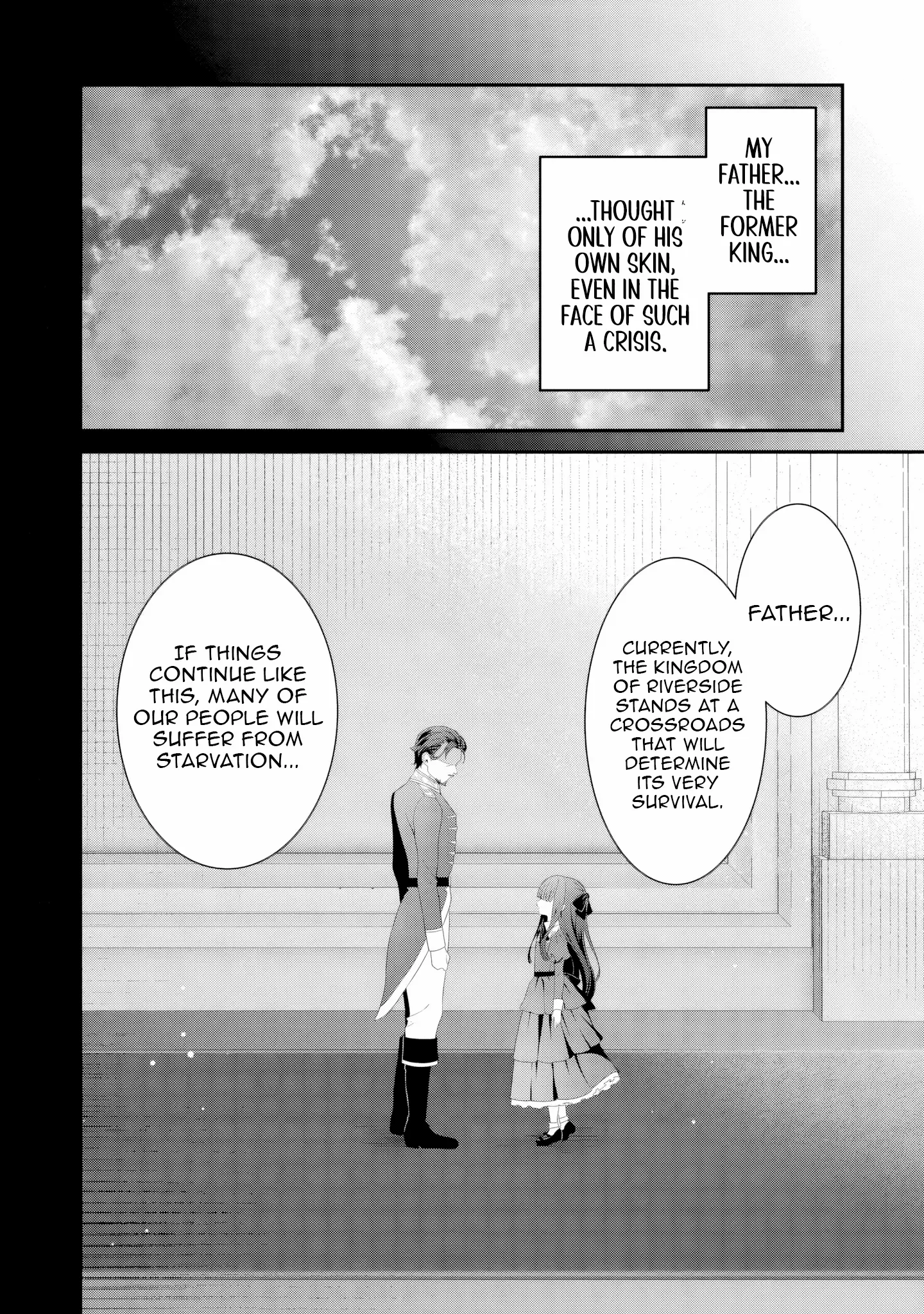 Tsuihou Seijo no Doronko Nouen Seikatsu: Itsunomanika Ringoku wo Sukutte Shimaimashita Chapter 13 page 14 - 