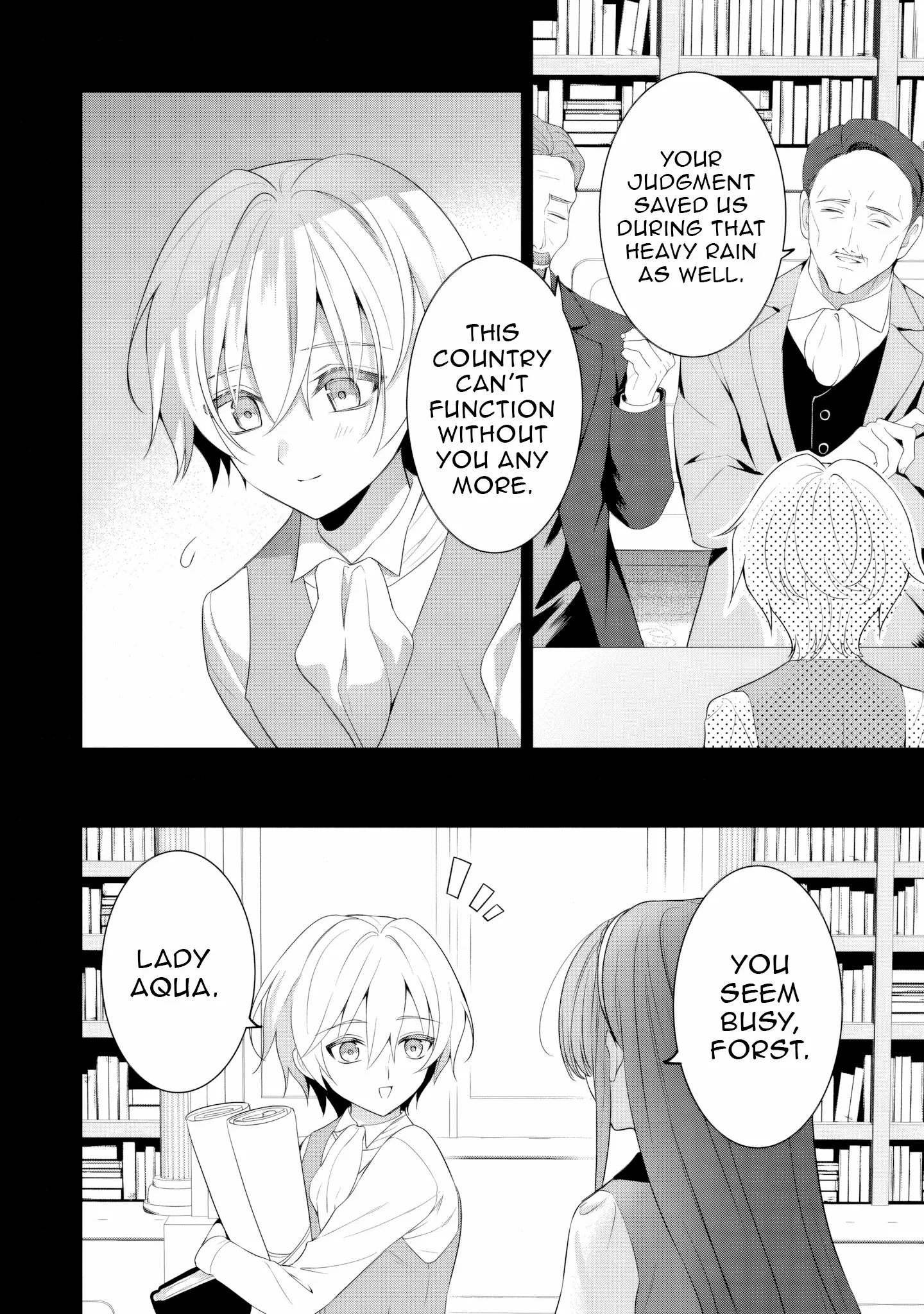 Tsuihou Seijo no Doronko Nouen Seikatsu: Itsunomanika Ringoku wo Sukutte Shimaimashita Chapter 14 page 2 - 