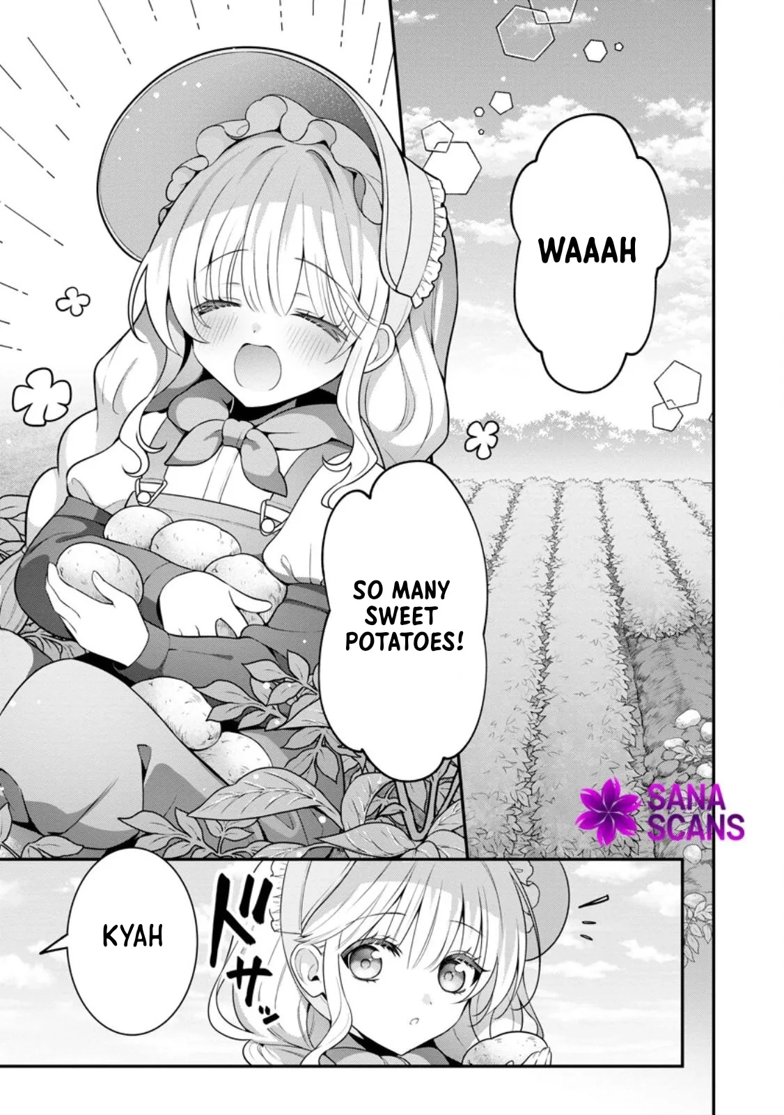Tsuihou Seijo no Doronko Nouen Seikatsu: Itsunomanika Ringoku wo Sukutte Shimaimashita Chapter 15 page 1 - 