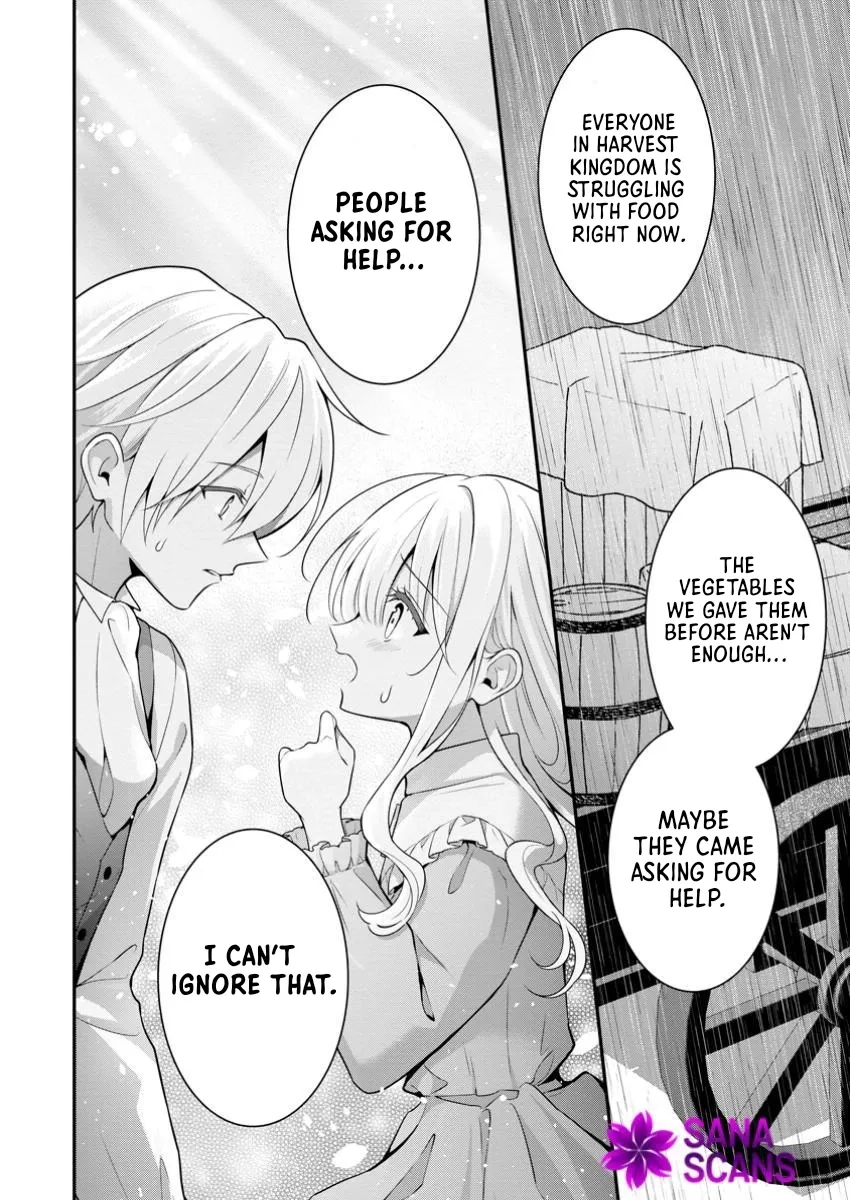 Tsuihou Seijo no Doronko Nouen Seikatsu: Itsunomanika Ringoku wo Sukutte Shimaimashita Chapter 15 page 24 - 