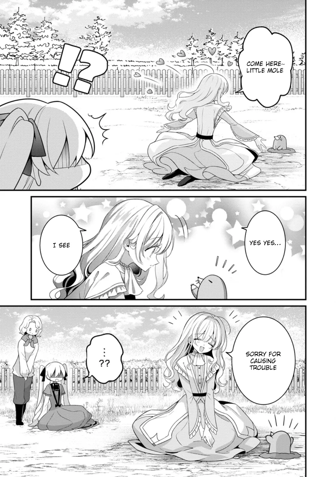 Tsuihou Seijo no Doronko Nouen Seikatsu: Itsunomanika Ringoku wo Sukutte Shimaimashita Chapter 17 page 11 - 