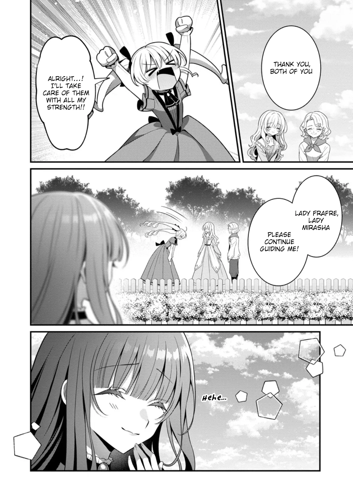 Tsuihou Seijo no Doronko Nouen Seikatsu: Itsunomanika Ringoku wo Sukutte Shimaimashita Chapter 17 page 22 - 