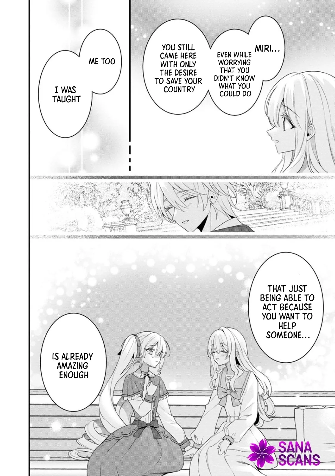 Tsuihou Seijo no Doronko Nouen Seikatsu: Itsunomanika Ringoku wo Sukutte Shimaimashita Chapter 18 page 26 - 