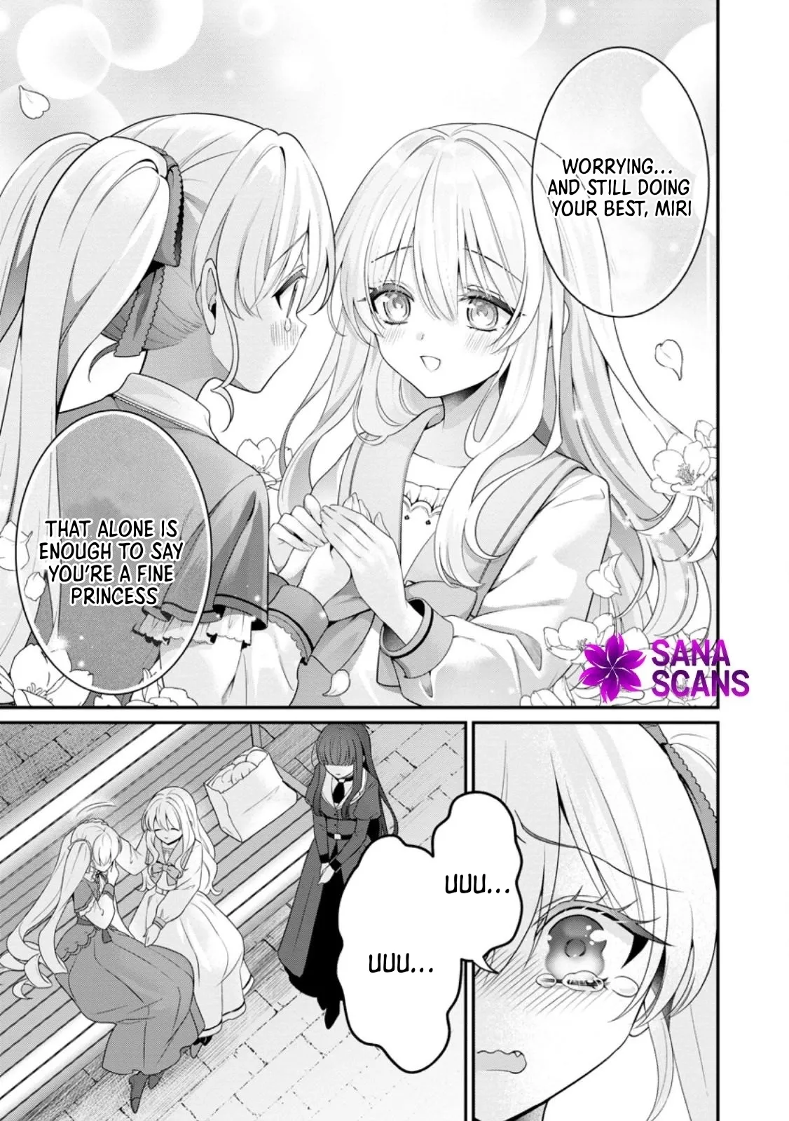 Tsuihou Seijo no Doronko Nouen Seikatsu: Itsunomanika Ringoku wo Sukutte Shimaimashita Chapter 18 page 27 - 