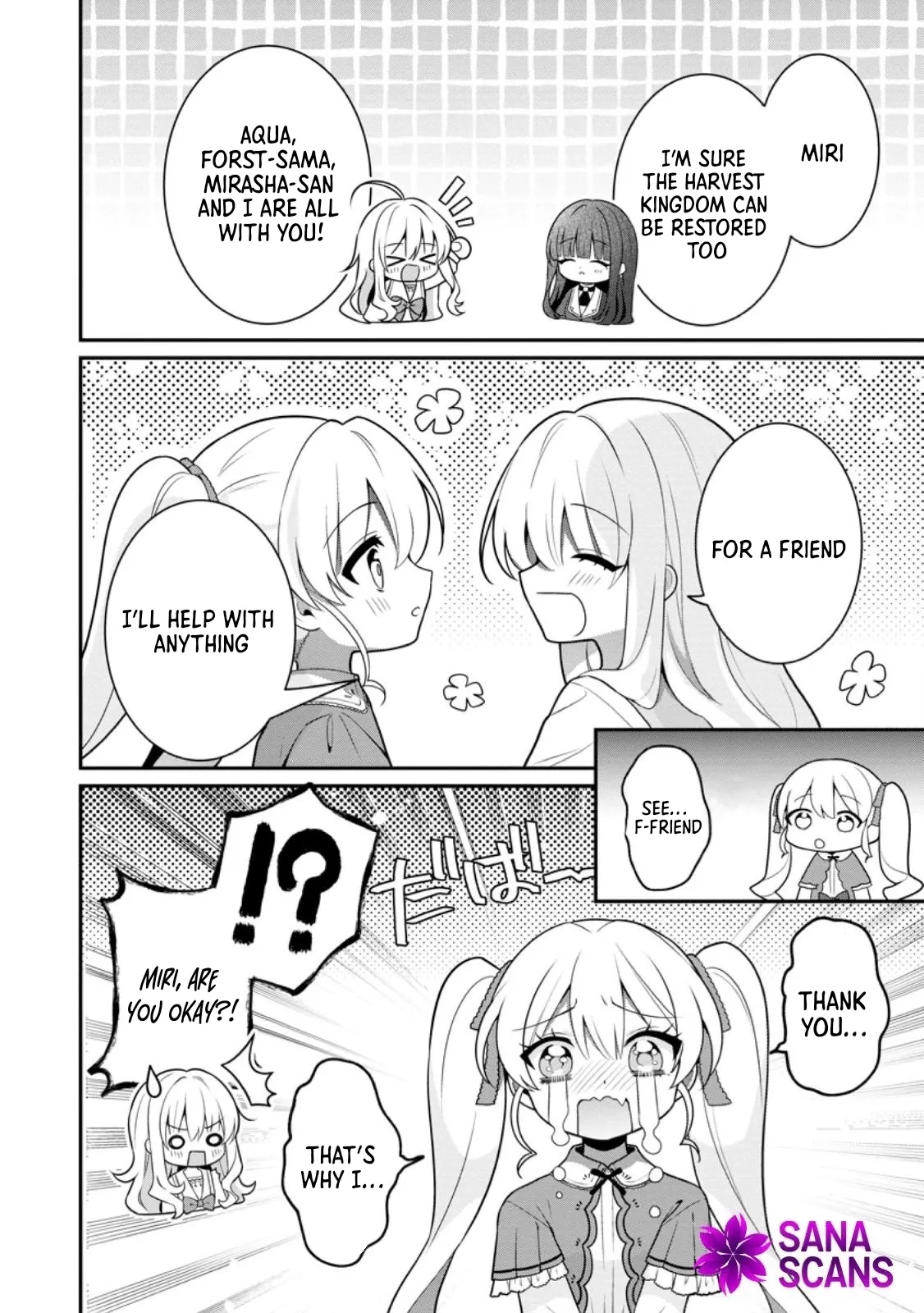 Tsuihou Seijo no Doronko Nouen Seikatsu: Itsunomanika Ringoku wo Sukutte Shimaimashita Chapter 18 page 28 - 