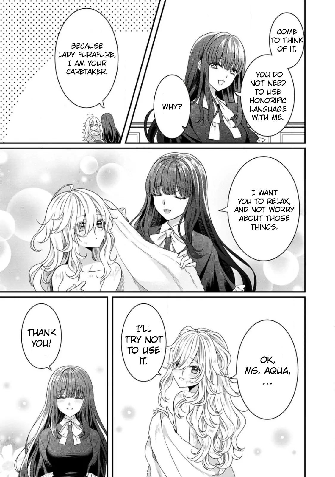 Tsuihou Seijo no Doronko Nouen Seikatsu: Itsunomanika Ringoku wo Sukutte Shimaimashita Chapter 2.1 page 6 - 
