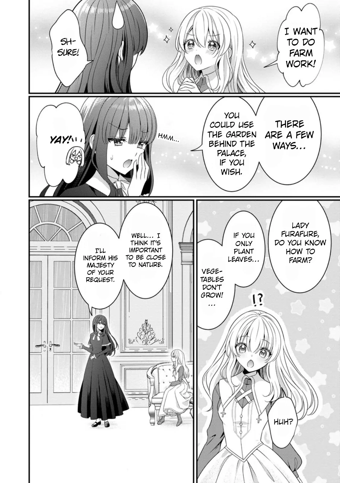 Tsuihou Seijo no Doronko Nouen Seikatsu: Itsunomanika Ringoku wo Sukutte Shimaimashita Chapter 2.1 page 9 - 