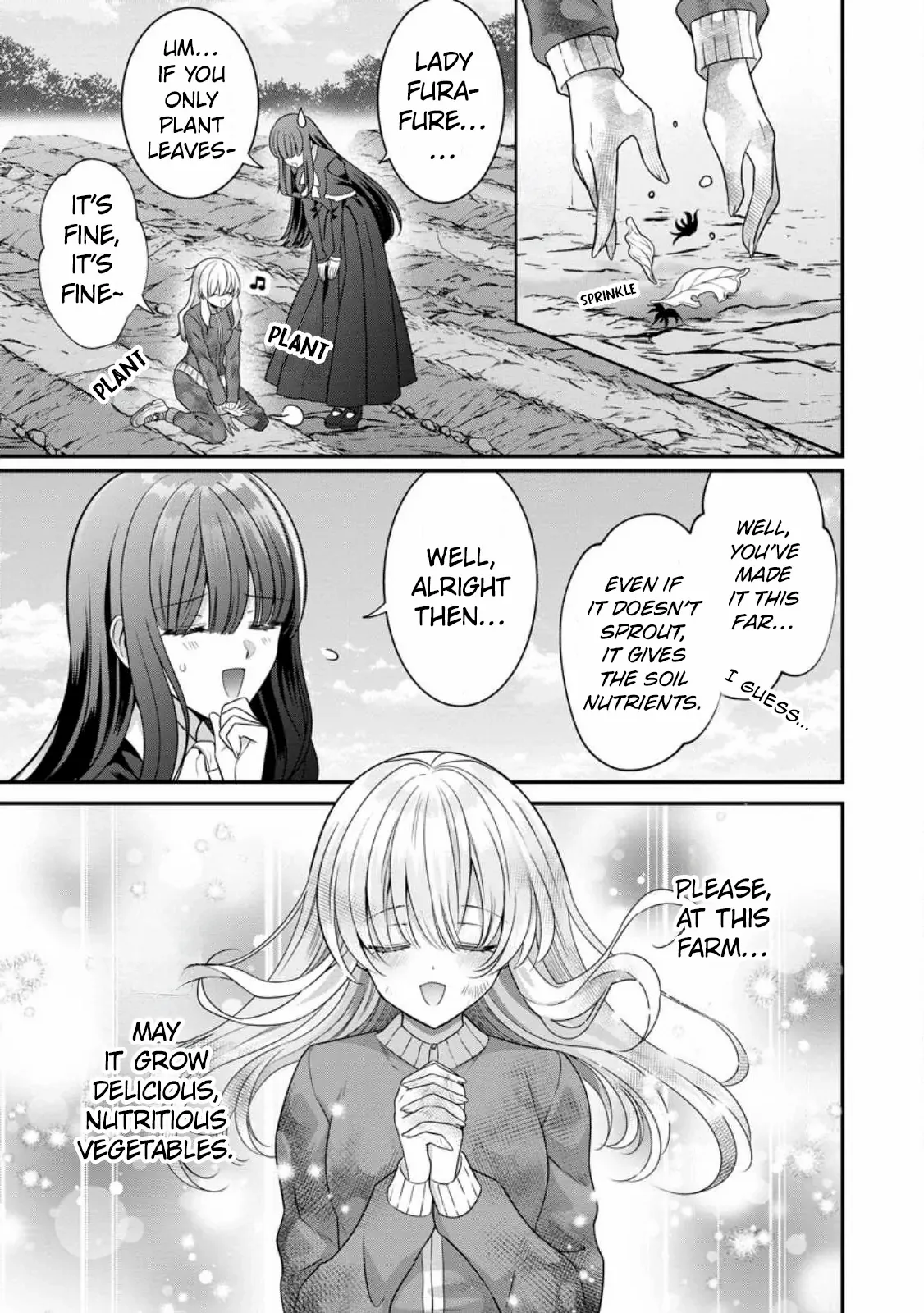 Tsuihou Seijo no Doronko Nouen Seikatsu: Itsunomanika Ringoku wo Sukutte Shimaimashita Chapter 2.2 page 5 - 