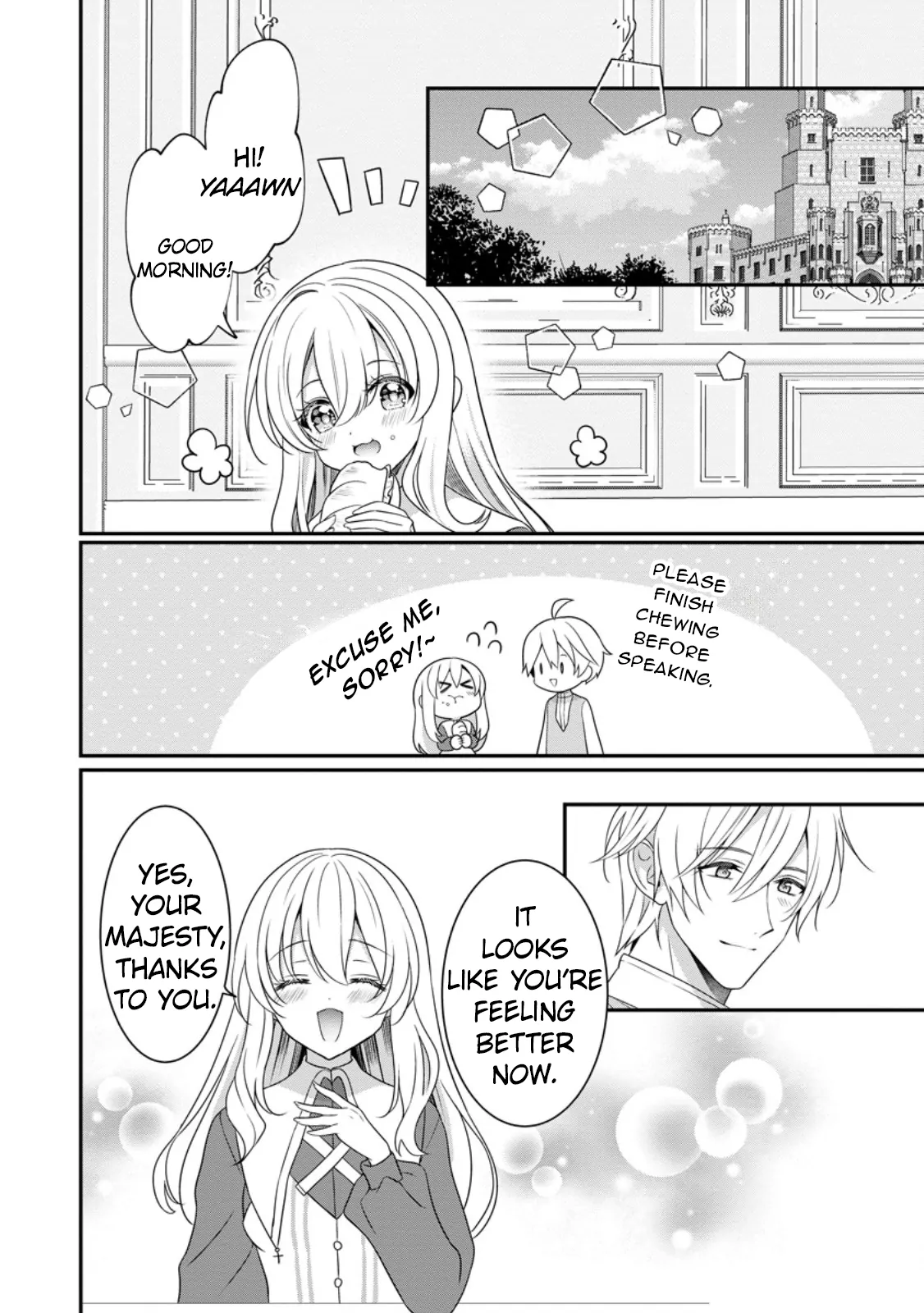 Tsuihou Seijo no Doronko Nouen Seikatsu: Itsunomanika Ringoku wo Sukutte Shimaimashita Chapter 2.3 page 6 - 