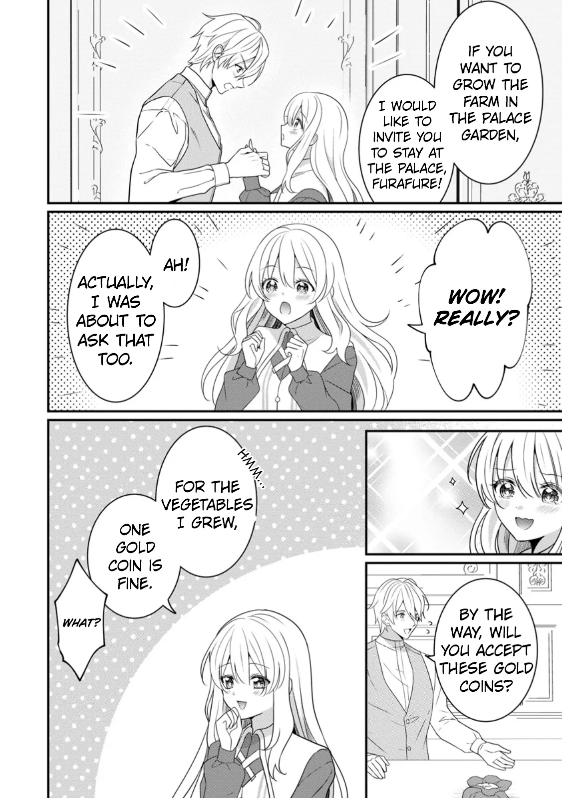 Tsuihou Seijo no Doronko Nouen Seikatsu: Itsunomanika Ringoku wo Sukutte Shimaimashita Chapter 2.3 page 8 - 