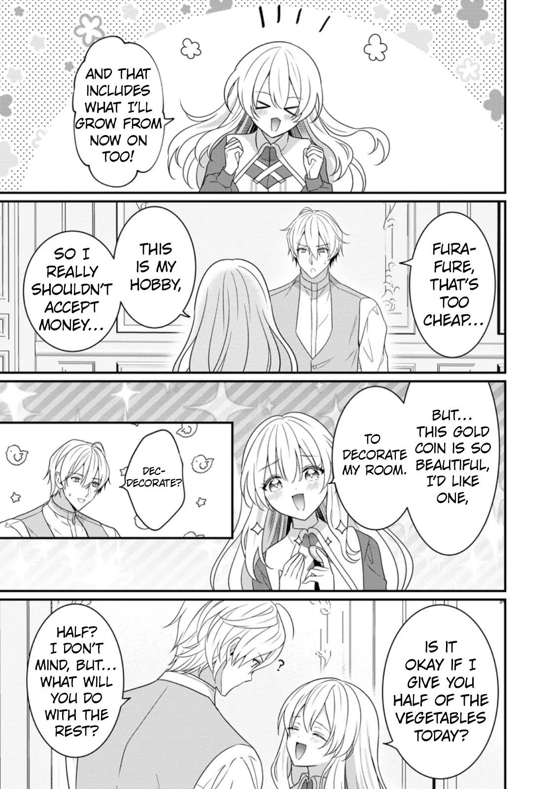 Tsuihou Seijo no Doronko Nouen Seikatsu: Itsunomanika Ringoku wo Sukutte Shimaimashita Chapter 2.3 page 9 - 