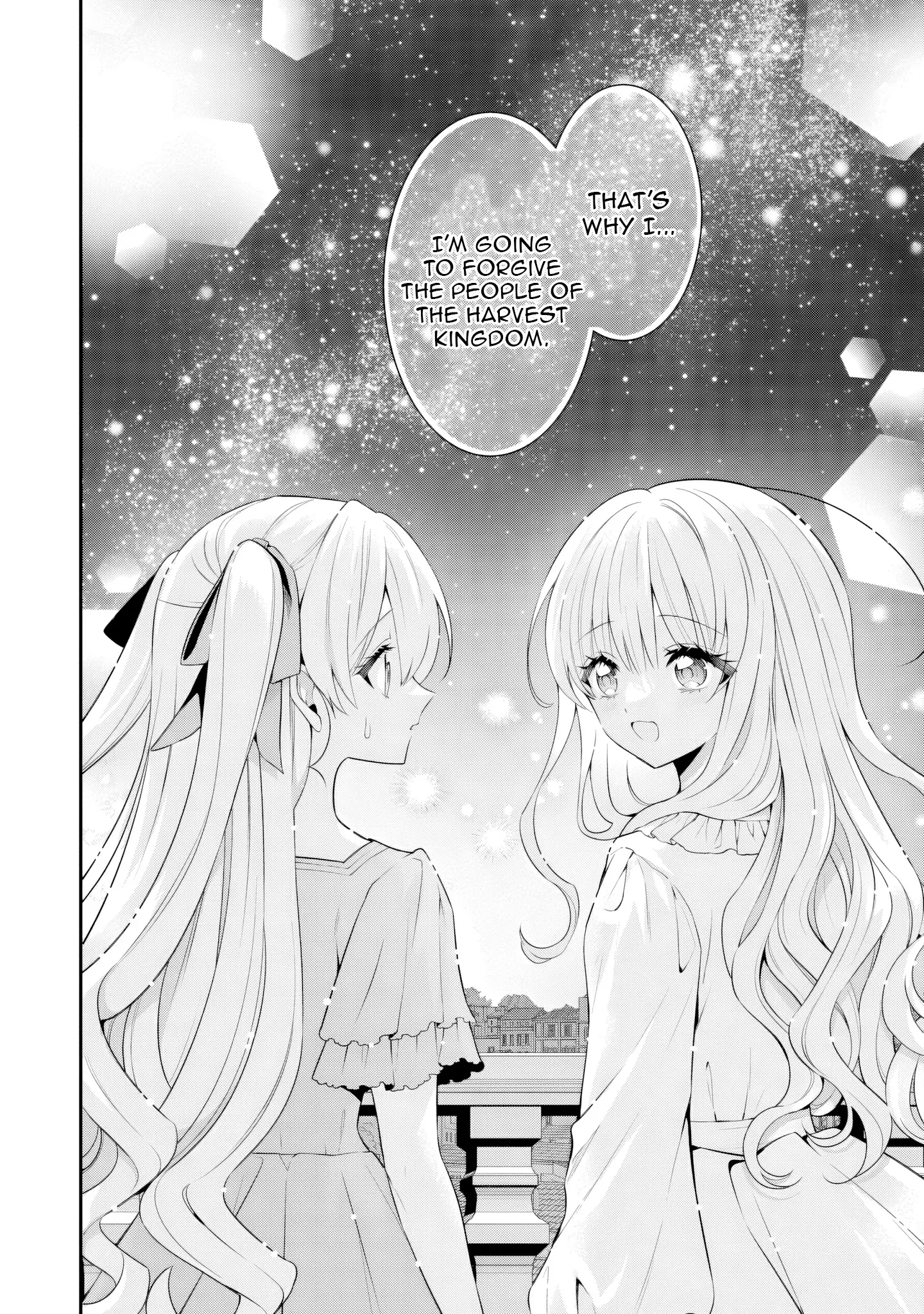 Tsuihou Seijo no Doronko Nouen Seikatsu: Itsunomanika Ringoku wo Sukutte Shimaimashita Chapter 20 page 28 - 