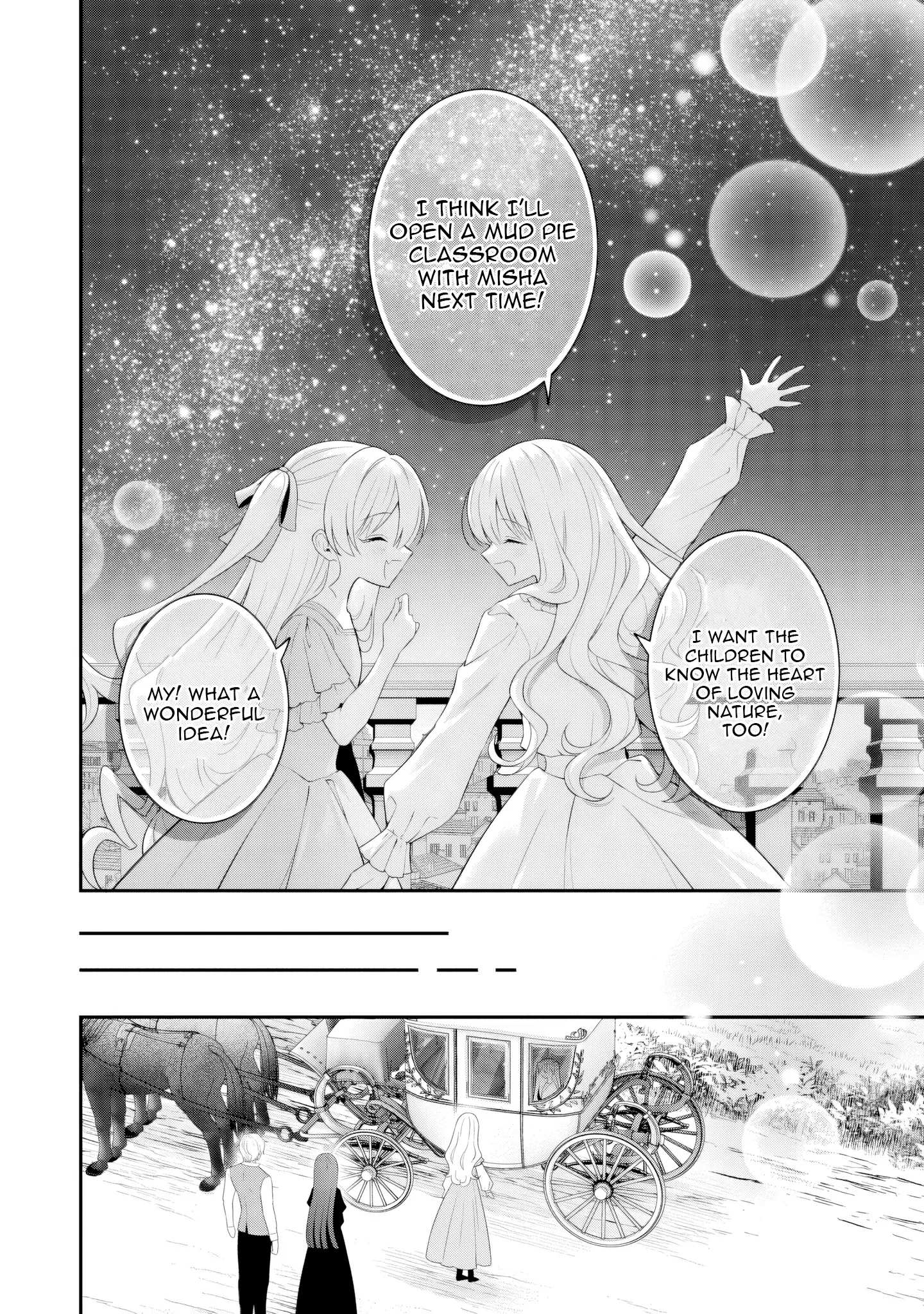 Tsuihou Seijo no Doronko Nouen Seikatsu: Itsunomanika Ringoku wo Sukutte Shimaimashita Chapter 20 page 34 - 