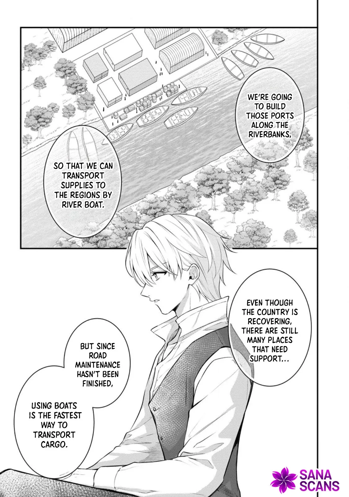 Tsuihou Seijo no Doronko Nouen Seikatsu: Itsunomanika Ringoku wo Sukutte Shimaimashita Chapter 21 page 7 - 