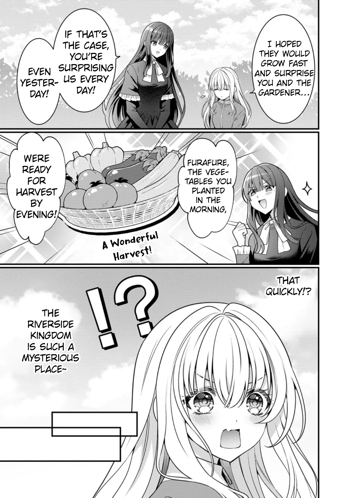 Tsuihou Seijo no Doronko Nouen Seikatsu: Itsunomanika Ringoku wo Sukutte Shimaimashita Chapter 3.1 page 4 - 