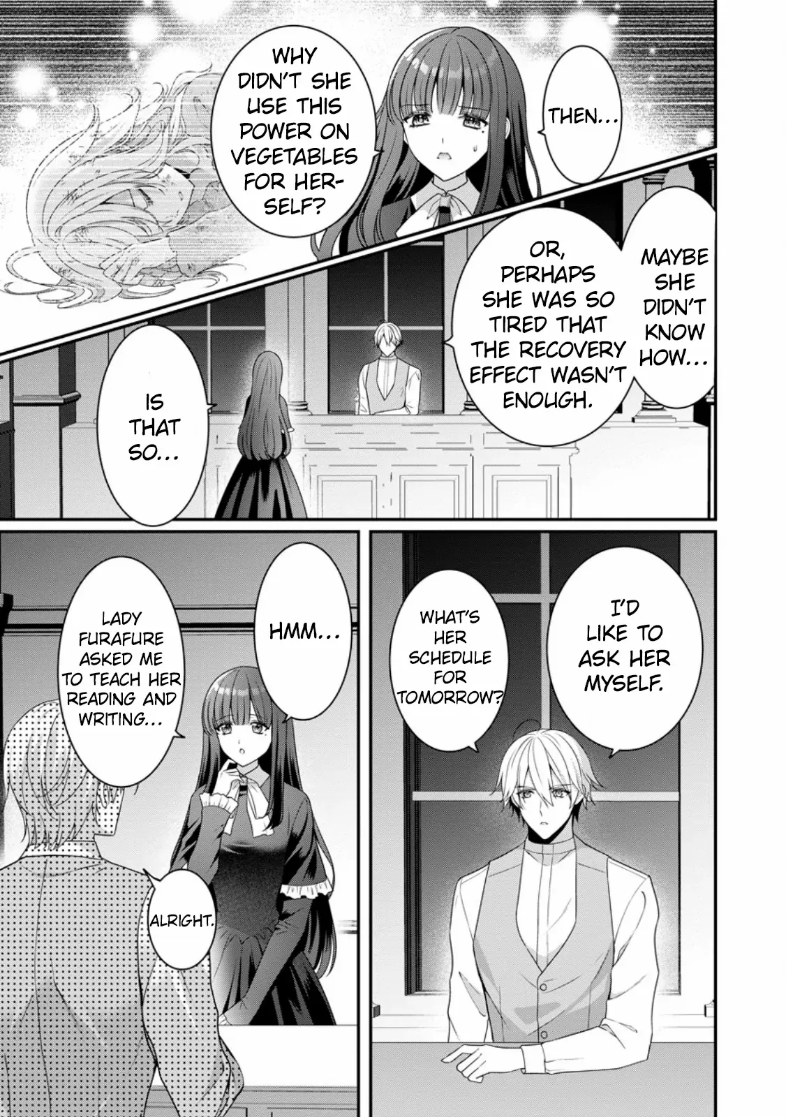 Tsuihou Seijo no Doronko Nouen Seikatsu: Itsunomanika Ringoku wo Sukutte Shimaimashita Chapter 3.1 page 8 - 