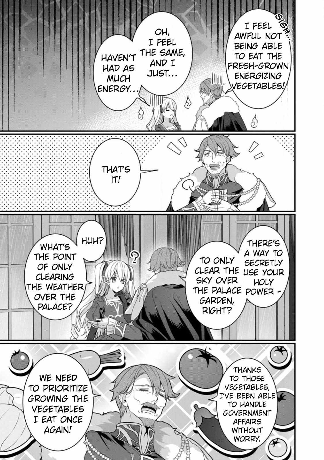 Tsuihou Seijo no Doronko Nouen Seikatsu: Itsunomanika Ringoku wo Sukutte Shimaimashita Chapter 3.3 page 11 - 