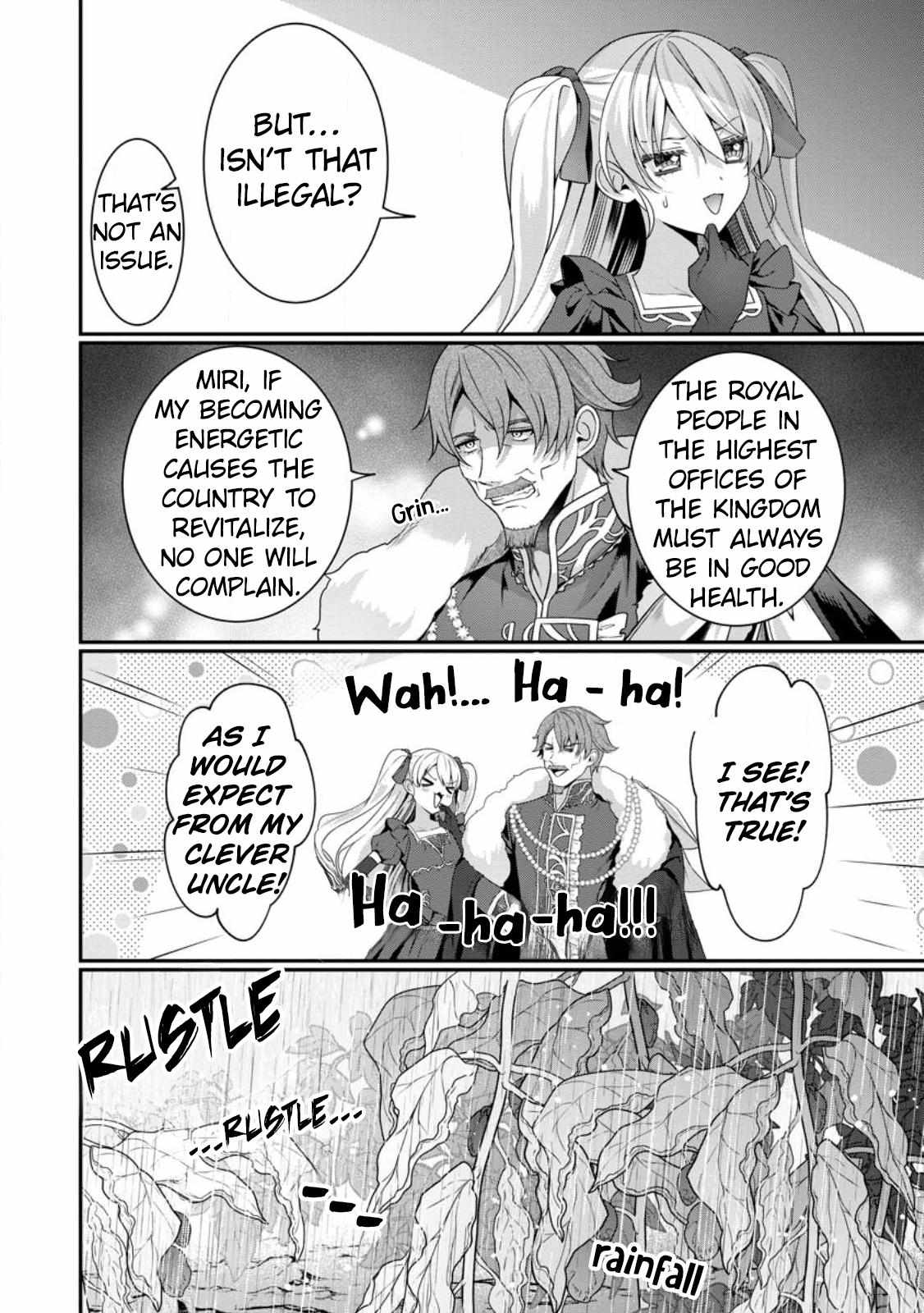 Tsuihou Seijo no Doronko Nouen Seikatsu: Itsunomanika Ringoku wo Sukutte Shimaimashita Chapter 3.3 page 12 - 