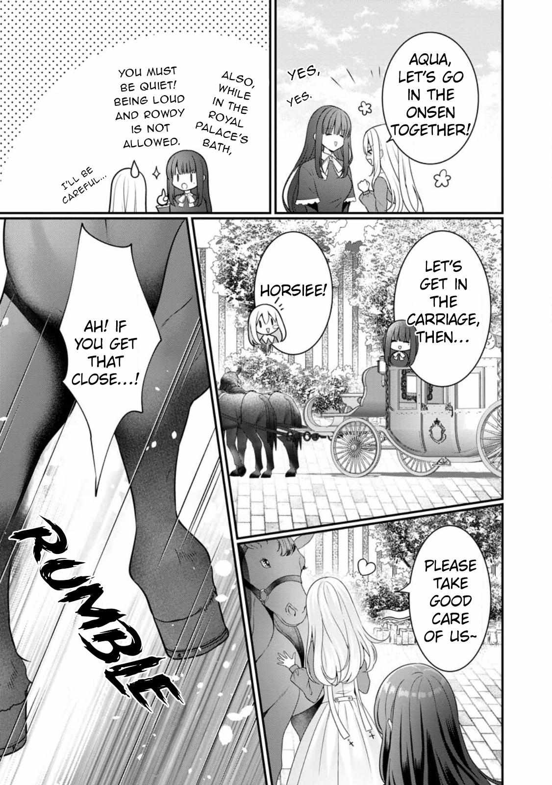 Tsuihou Seijo no Doronko Nouen Seikatsu: Itsunomanika Ringoku wo Sukutte Shimaimashita Chapter 3.3 page 5 - 