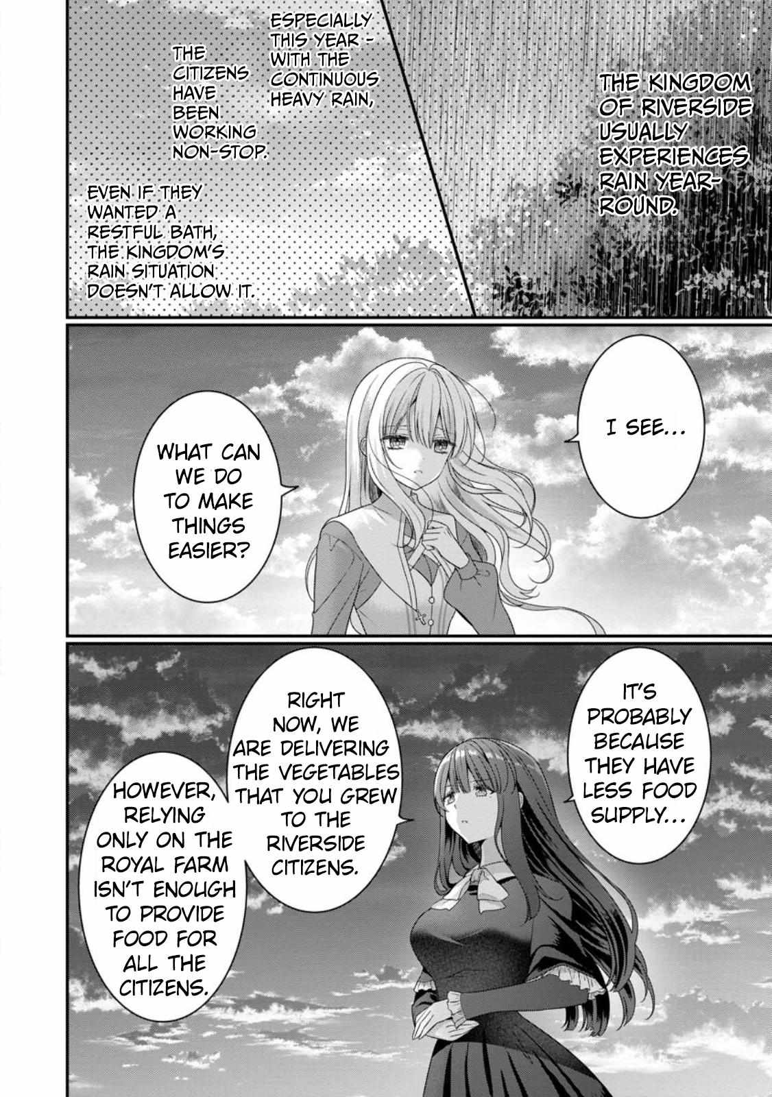 Tsuihou Seijo no Doronko Nouen Seikatsu: Itsunomanika Ringoku wo Sukutte Shimaimashita Chapter 3.3 page 8 - 