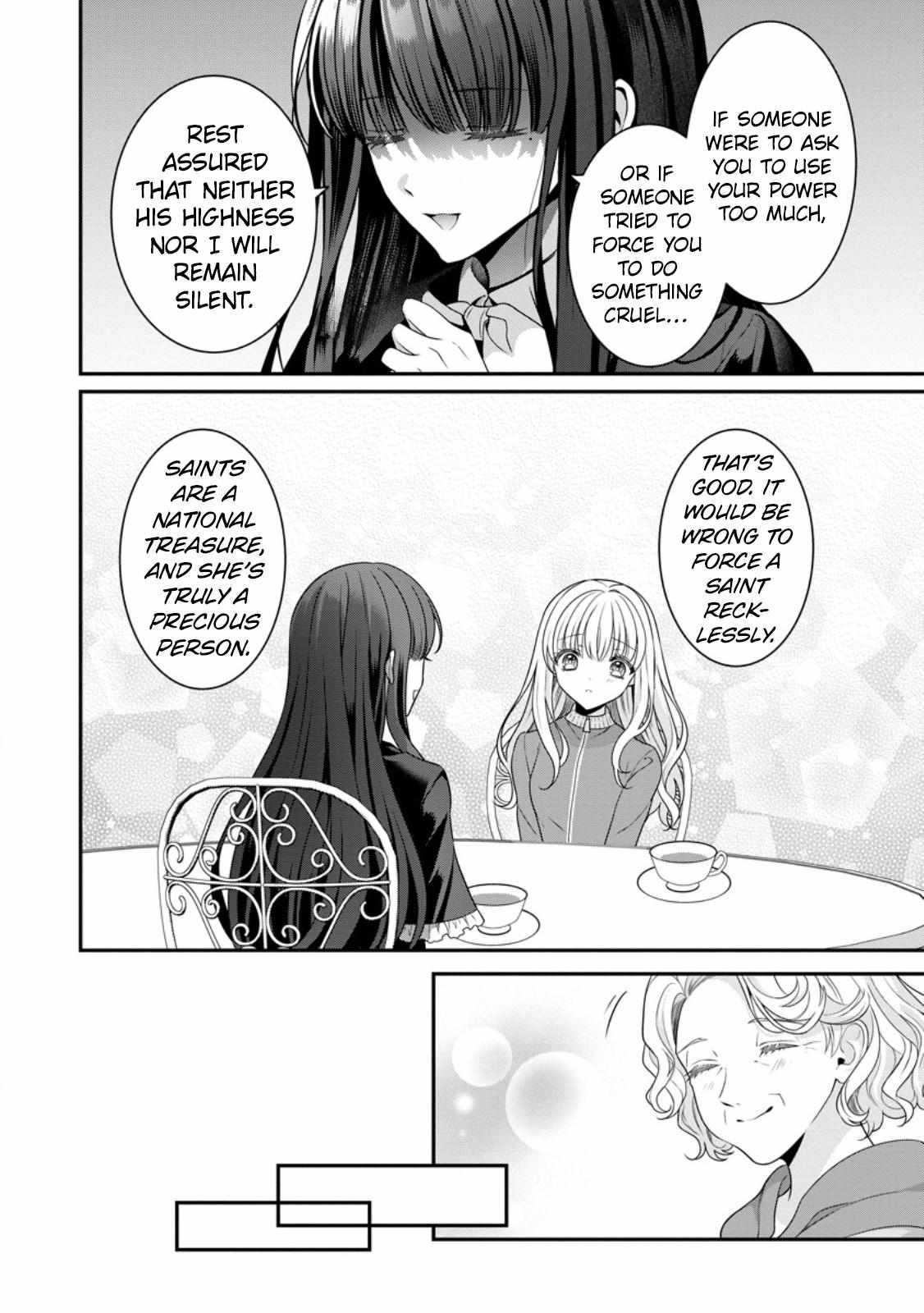 Tsuihou Seijo no Doronko Nouen Seikatsu: Itsunomanika Ringoku wo Sukutte Shimaimashita Chapter 4.2 page 3 - 