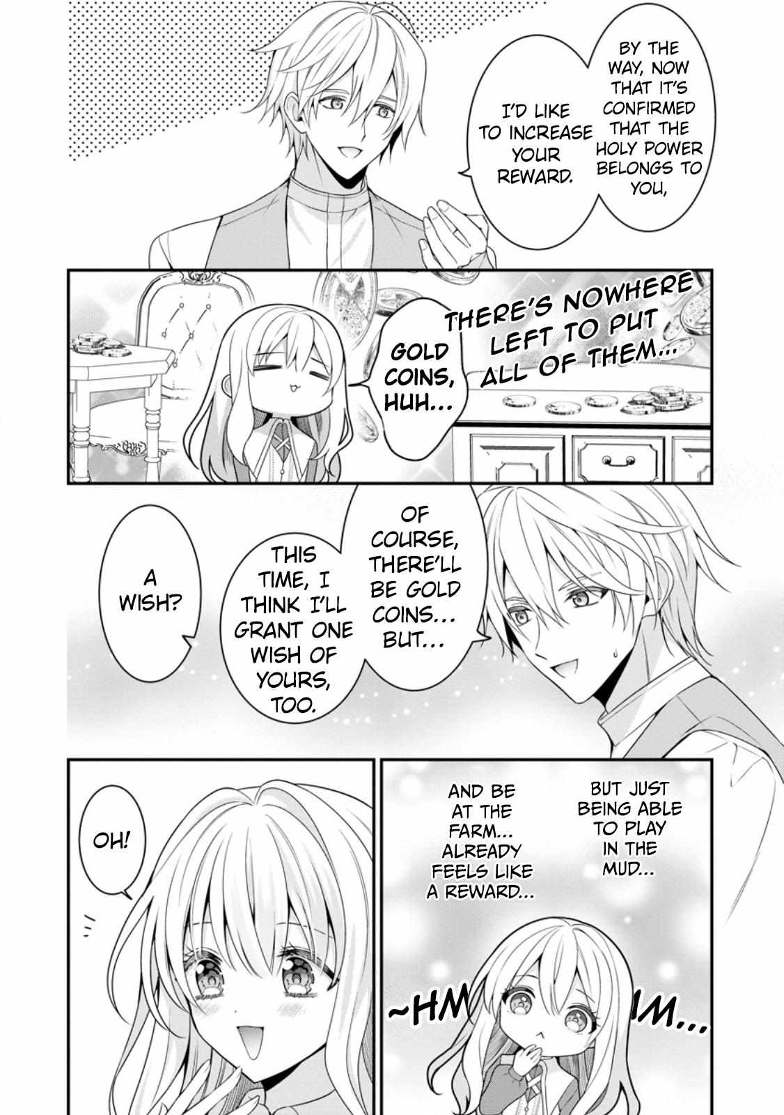 Tsuihou Seijo no Doronko Nouen Seikatsu: Itsunomanika Ringoku wo Sukutte Shimaimashita Chapter 4.2 page 5 - 