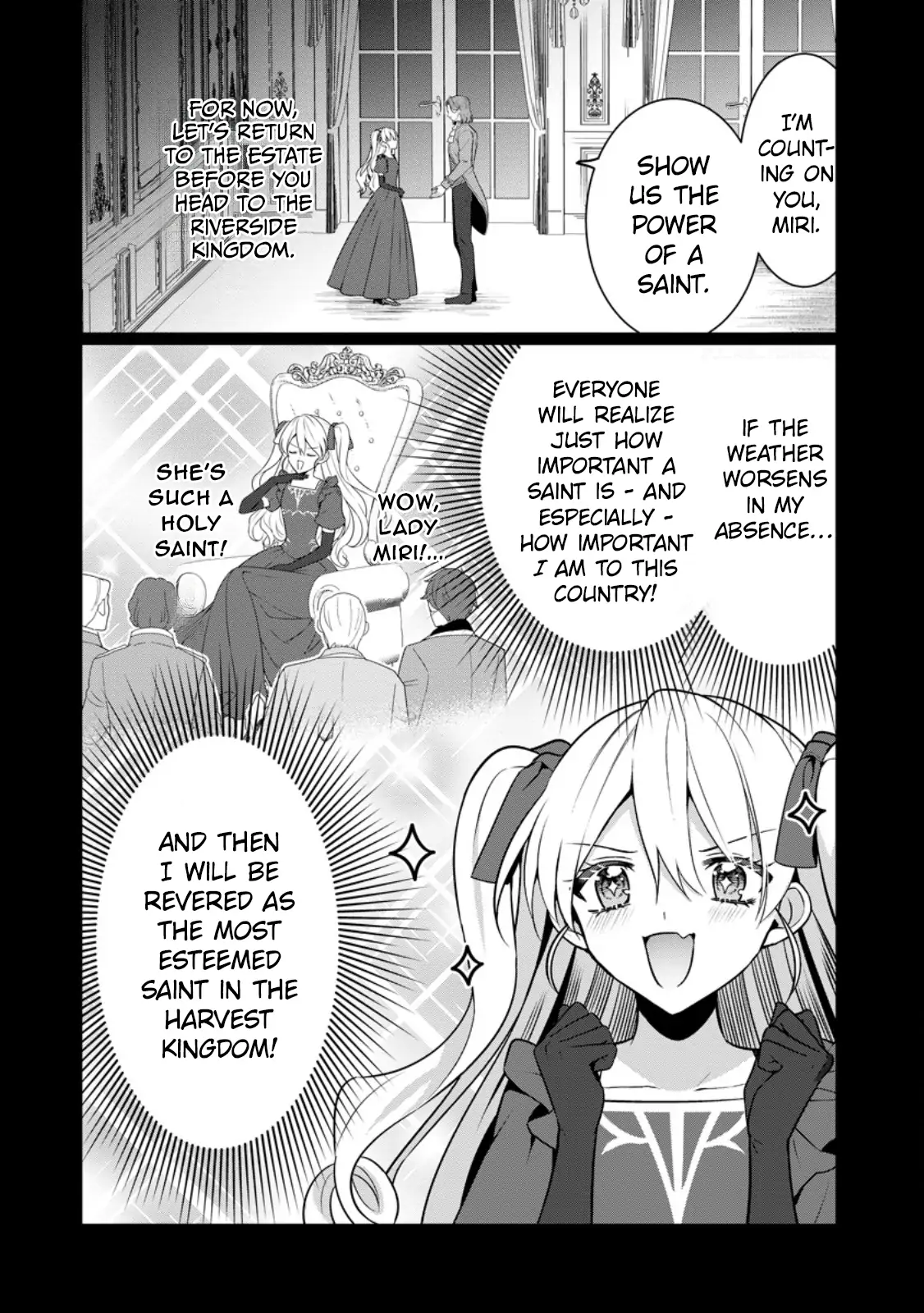 Tsuihou Seijo no Doronko Nouen Seikatsu: Itsunomanika Ringoku wo Sukutte Shimaimashita Chapter 5.1 page 3 - 