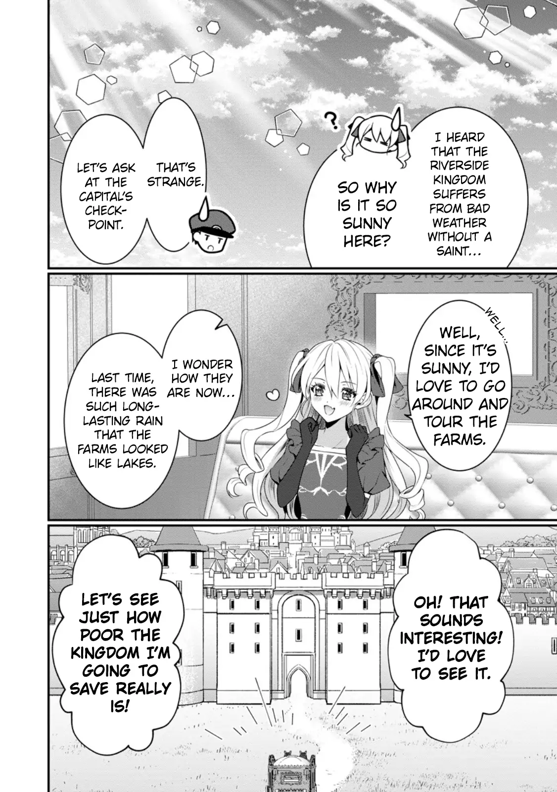 Tsuihou Seijo no Doronko Nouen Seikatsu: Itsunomanika Ringoku wo Sukutte Shimaimashita Chapter 5.1 page 5 - 