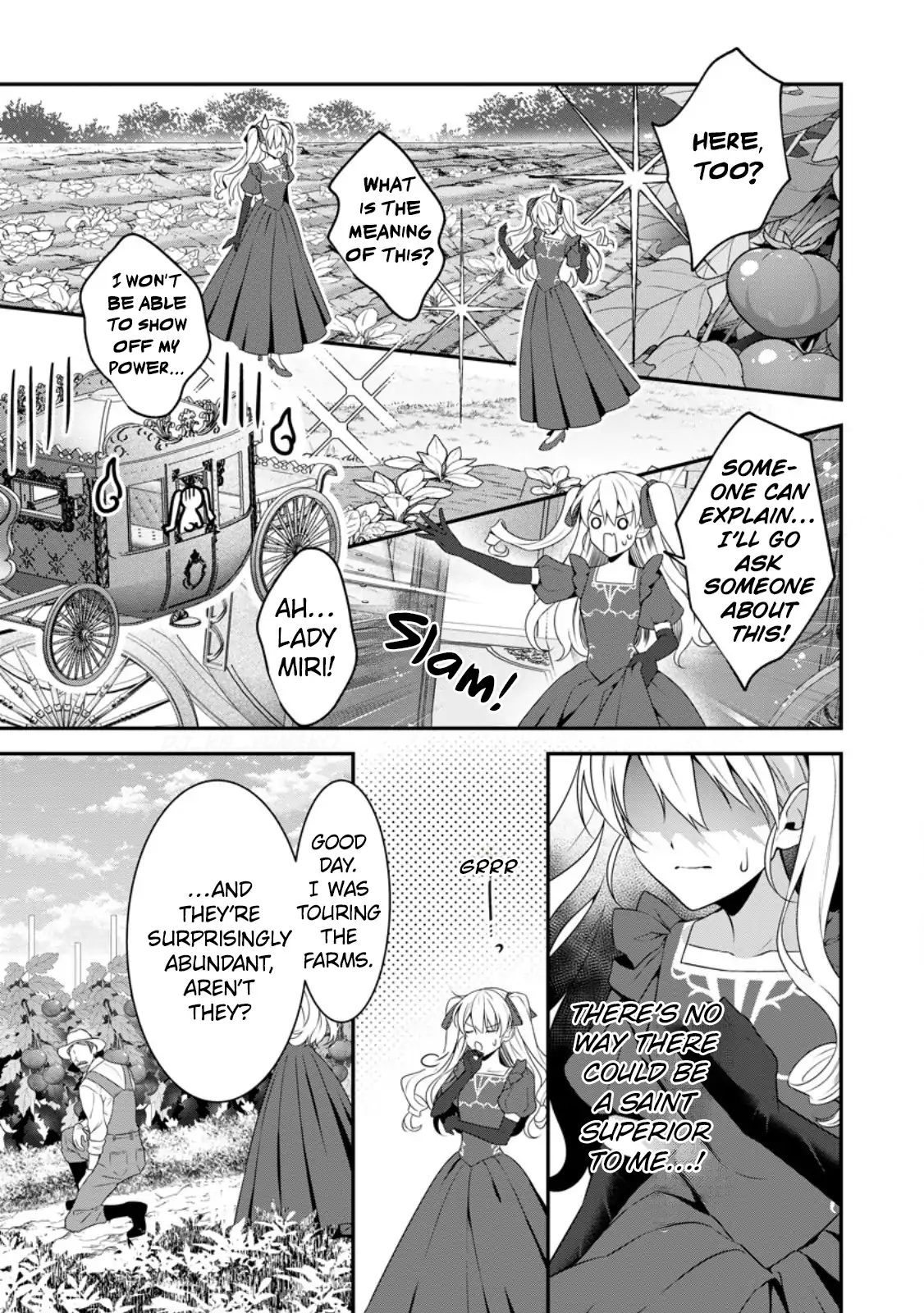 Tsuihou Seijo no Doronko Nouen Seikatsu: Itsunomanika Ringoku wo Sukutte Shimaimashita Chapter 5.1 page 8 - 