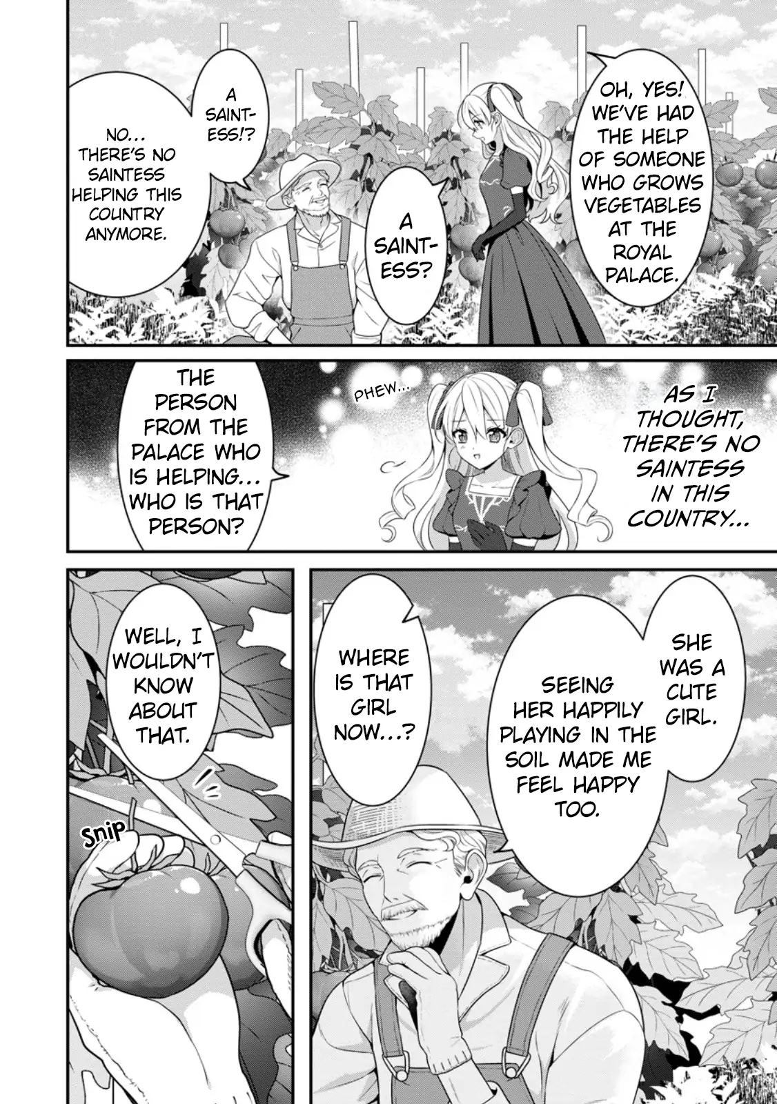 Tsuihou Seijo no Doronko Nouen Seikatsu: Itsunomanika Ringoku wo Sukutte Shimaimashita Chapter 5.1 page 9 - 
