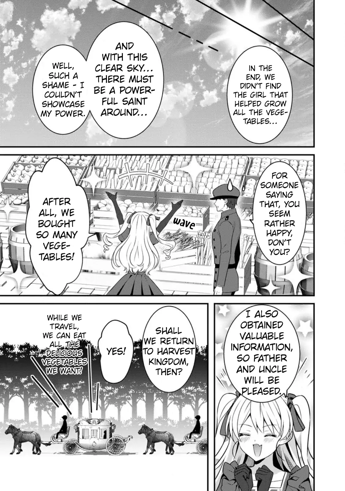 Tsuihou Seijo no Doronko Nouen Seikatsu: Itsunomanika Ringoku wo Sukutte Shimaimashita Chapter 5.2 page 6 - 