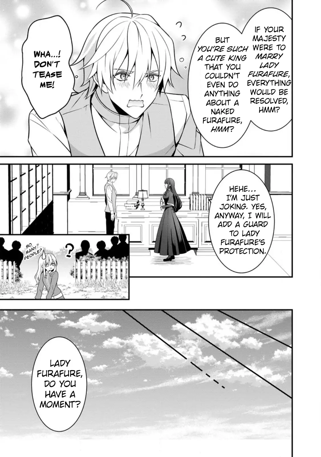 Tsuihou Seijo no Doronko Nouen Seikatsu: Itsunomanika Ringoku wo Sukutte Shimaimashita Chapter 5.2 page 10 - 