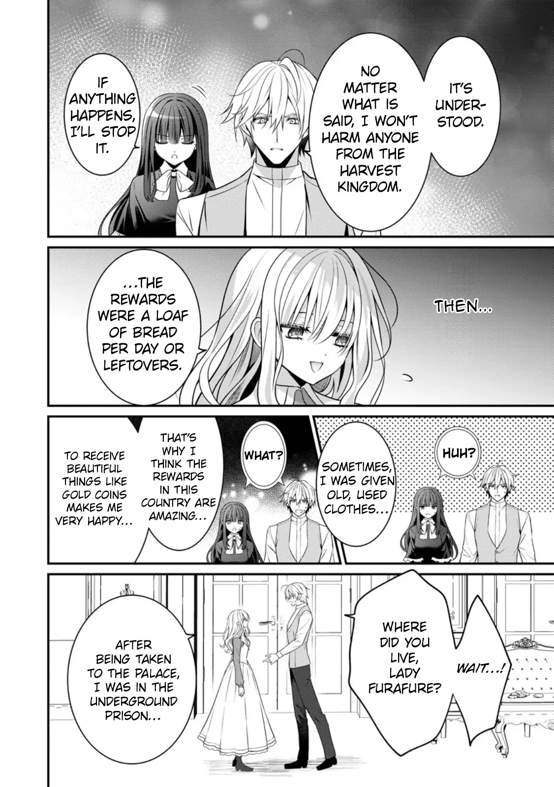 Tsuihou Seijo no Doronko Nouen Seikatsu: Itsunomanika Ringoku wo Sukutte Shimaimashita Chapter 5.3 page 3 - 