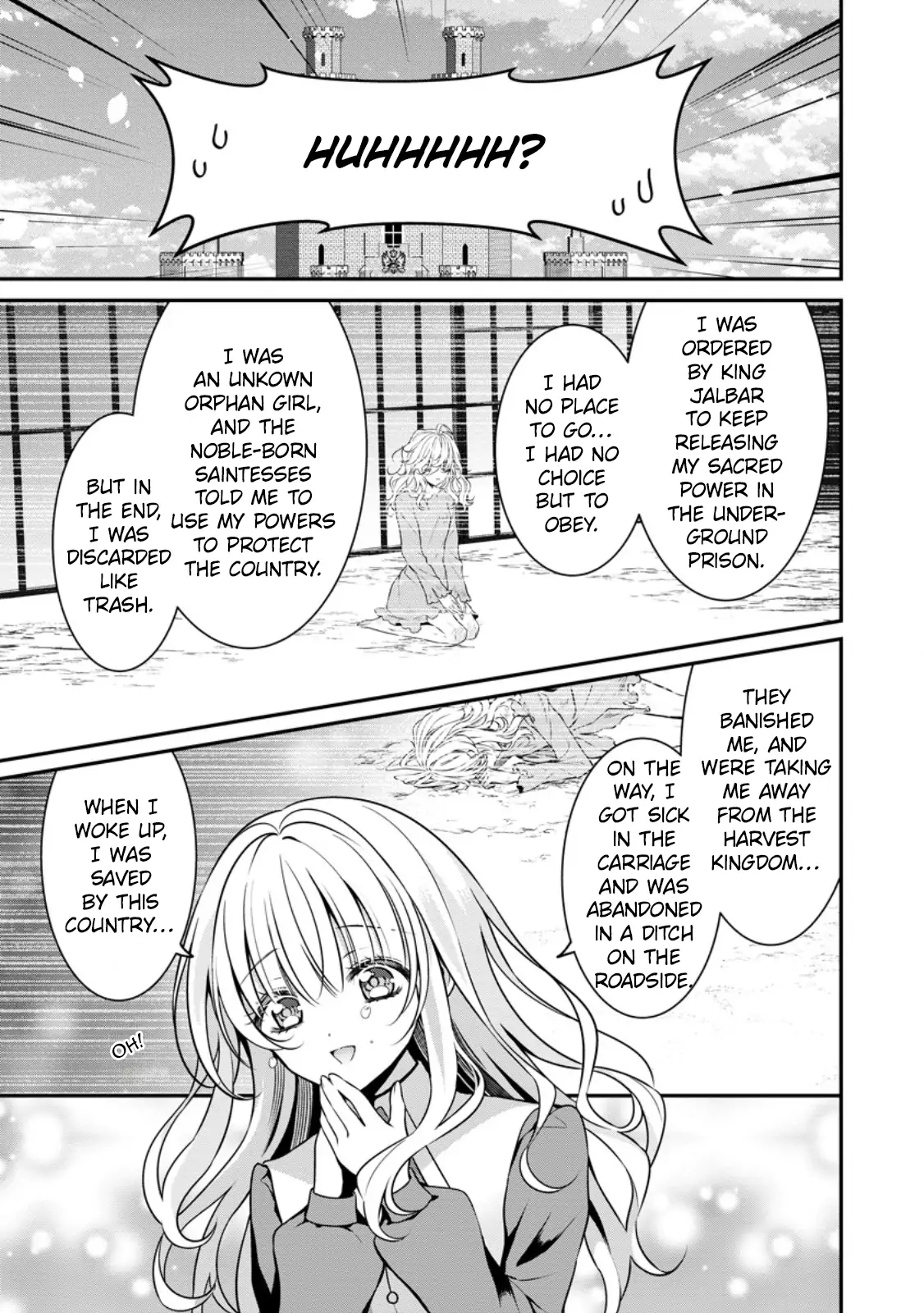 Tsuihou Seijo no Doronko Nouen Seikatsu: Itsunomanika Ringoku wo Sukutte Shimaimashita Chapter 5.3 page 4 - 