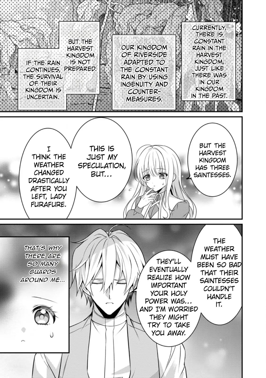 Tsuihou Seijo no Doronko Nouen Seikatsu: Itsunomanika Ringoku wo Sukutte Shimaimashita Chapter 5.3 page 6 - 