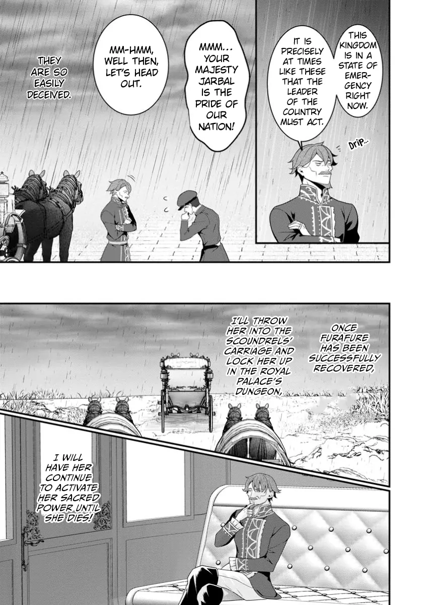 Tsuihou Seijo no Doronko Nouen Seikatsu: Itsunomanika Ringoku wo Sukutte Shimaimashita Chapter 8.1 page 4 - 