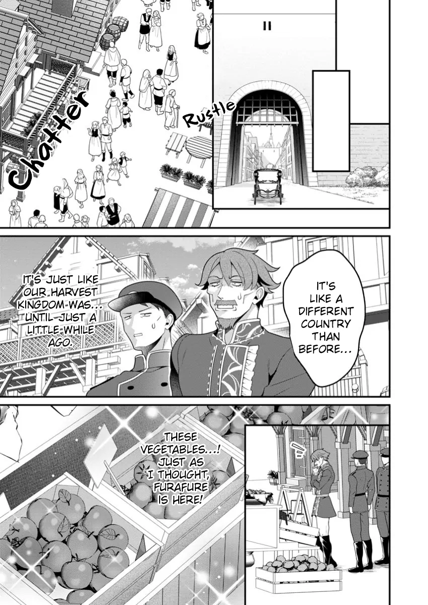 Tsuihou Seijo no Doronko Nouen Seikatsu: Itsunomanika Ringoku wo Sukutte Shimaimashita Chapter 8.1 page 6 - 