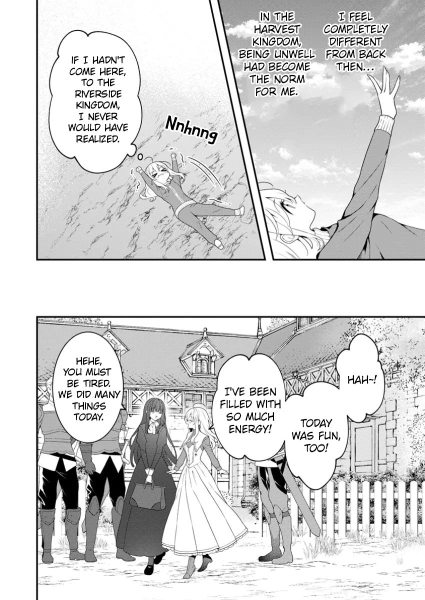 Tsuihou Seijo no Doronko Nouen Seikatsu: Itsunomanika Ringoku wo Sukutte Shimaimashita Chapter 8.1 page 9 - 
