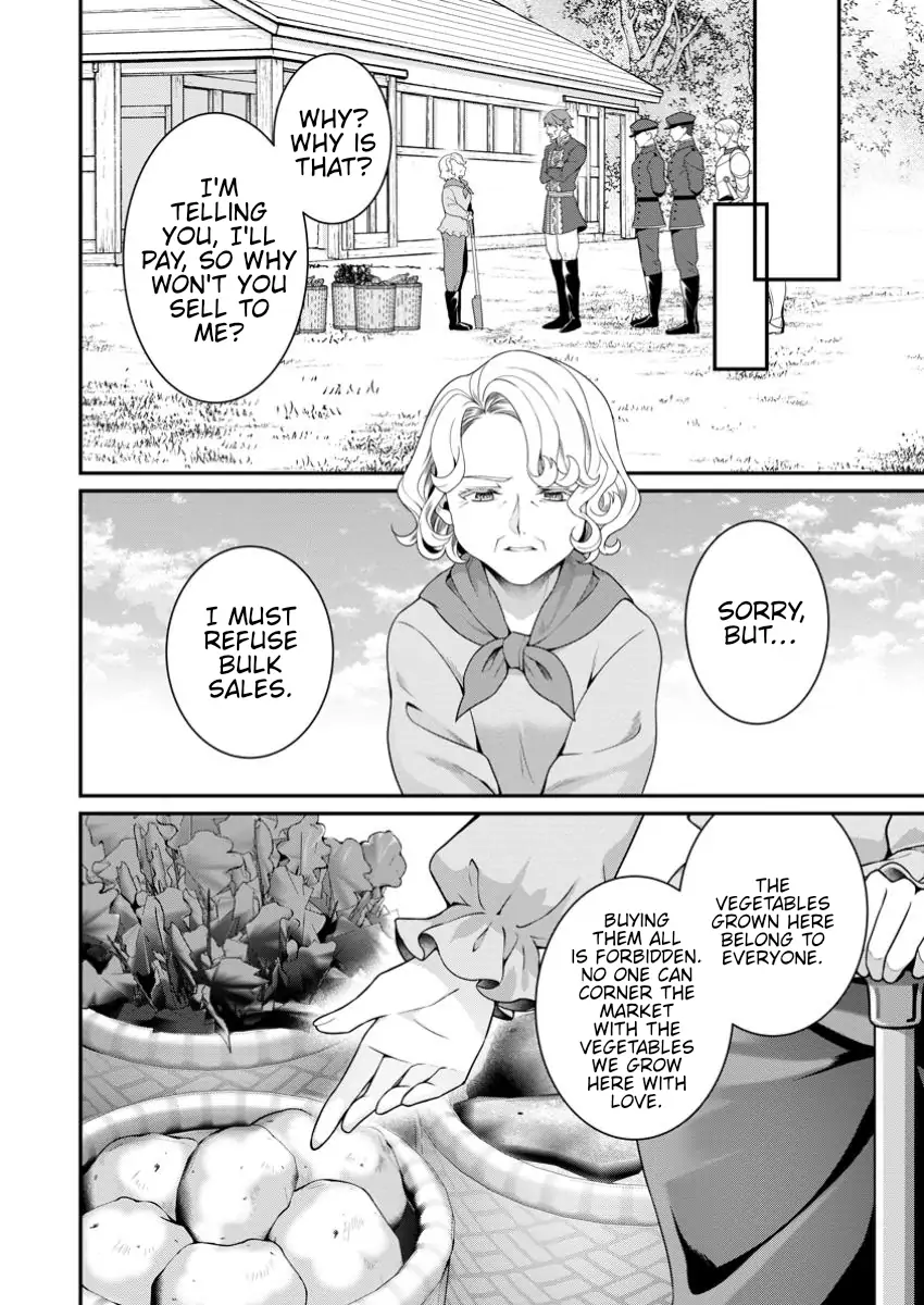 Tsuihou Seijo no Doronko Nouen Seikatsu: Itsunomanika Ringoku wo Sukutte Shimaimashita Chapter 8.2 page 4 - 