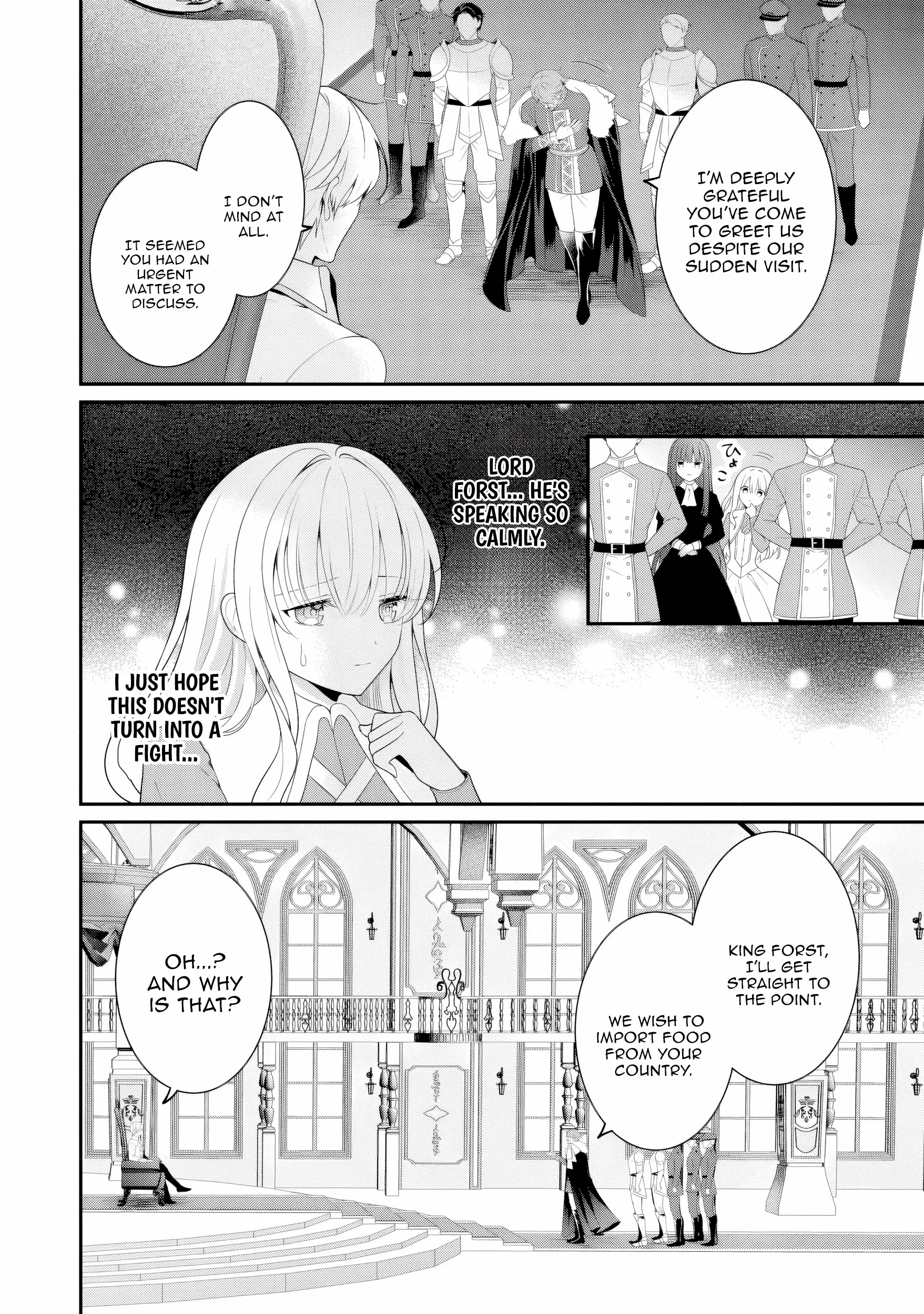 Tsuihou Seijo no Doronko Nouen Seikatsu: Itsunomanika Ringoku wo Sukutte Shimaimashita Chapter 9 page 3 - 